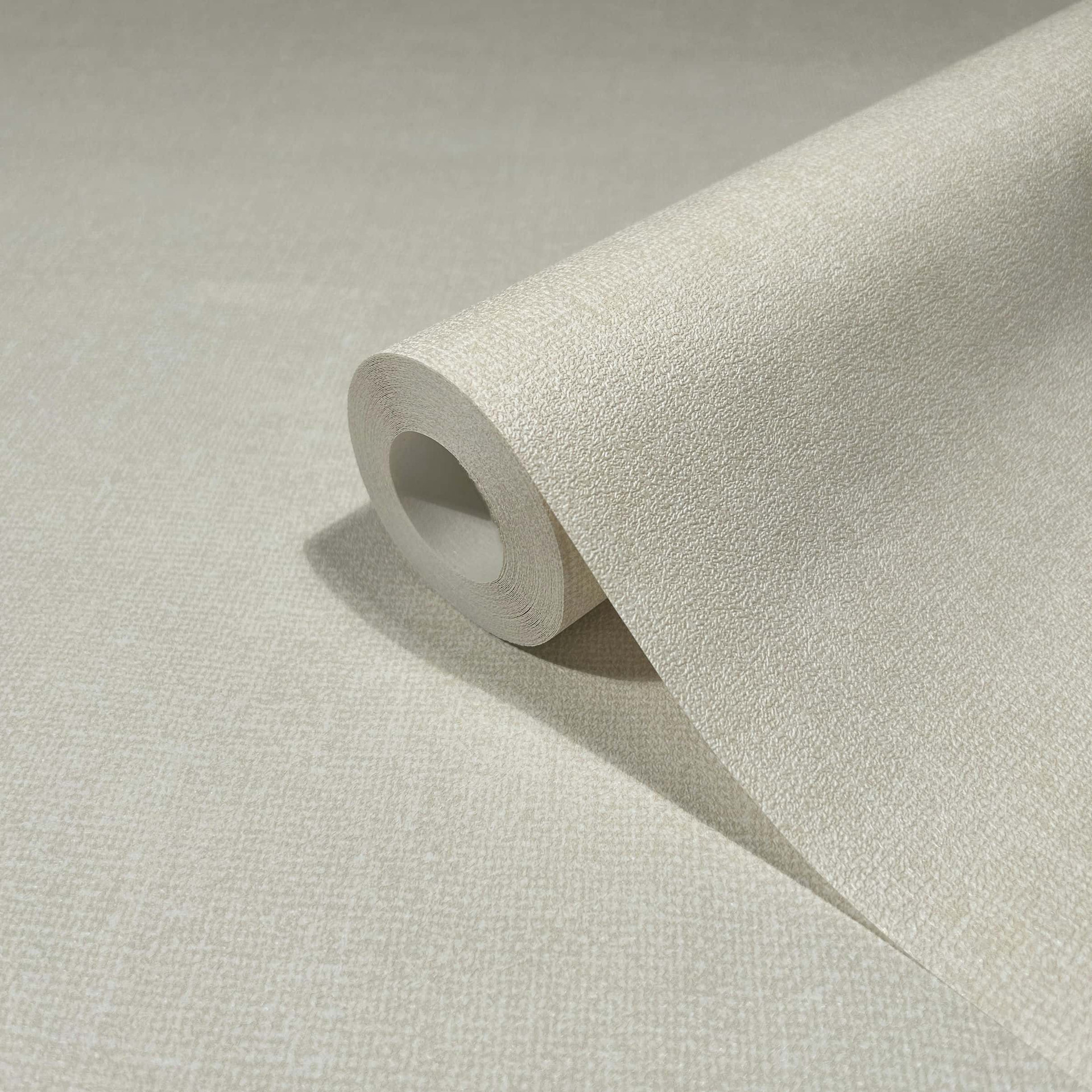 Vliesbehang in modern structuur effen wit effen kleur