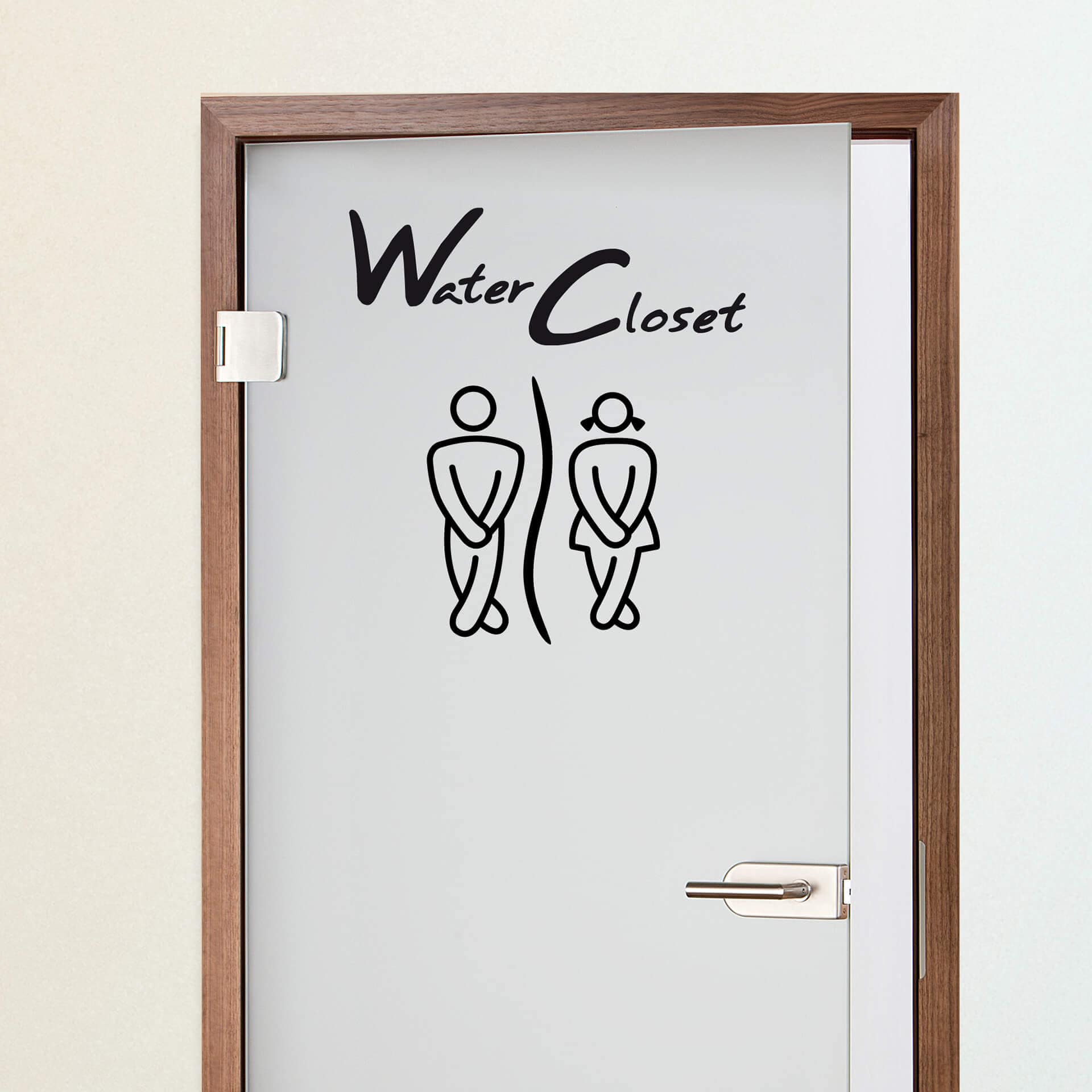 Sticker mural - Water Closet