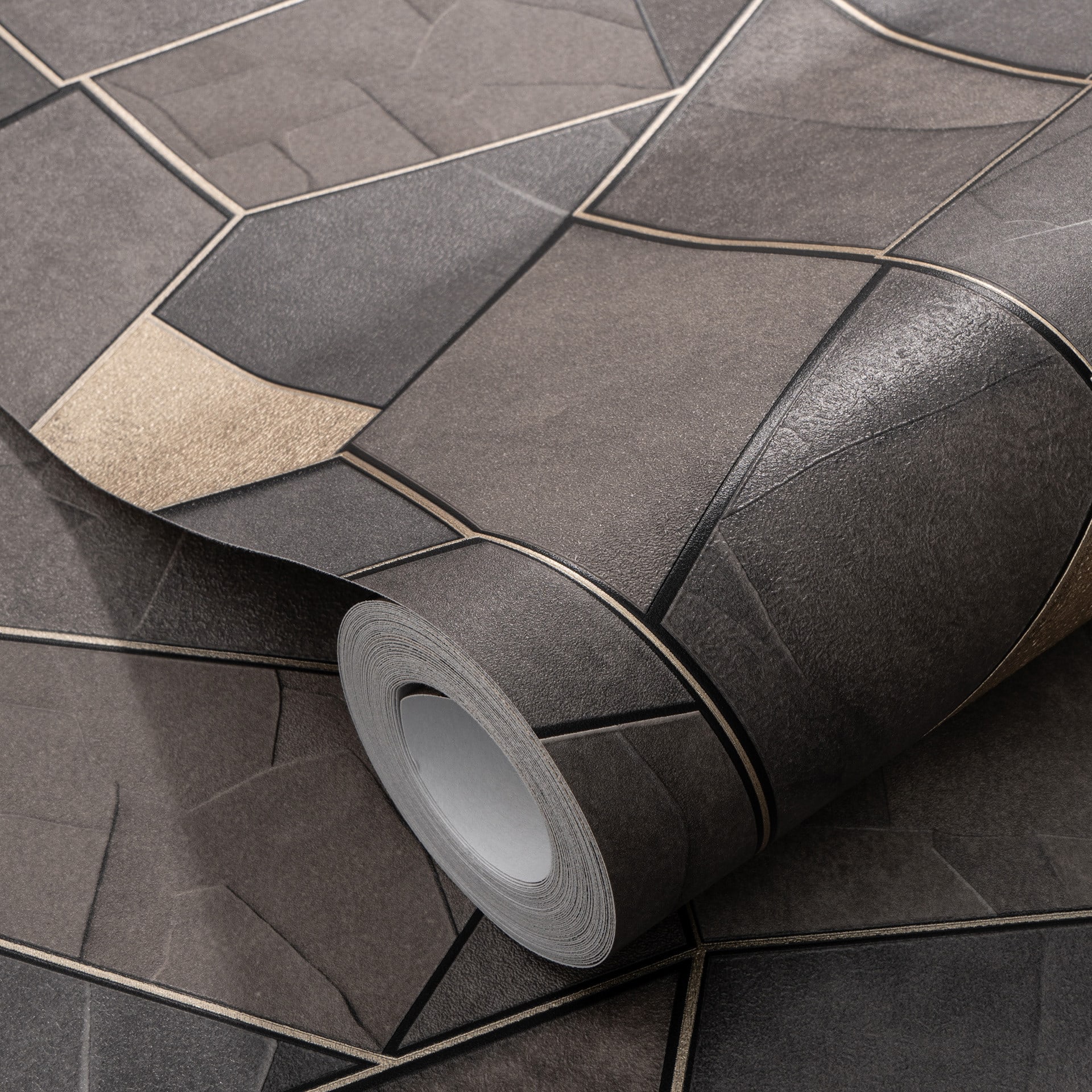 Vliesbehang MOSAIQUE Elle Decoration 4, taupe