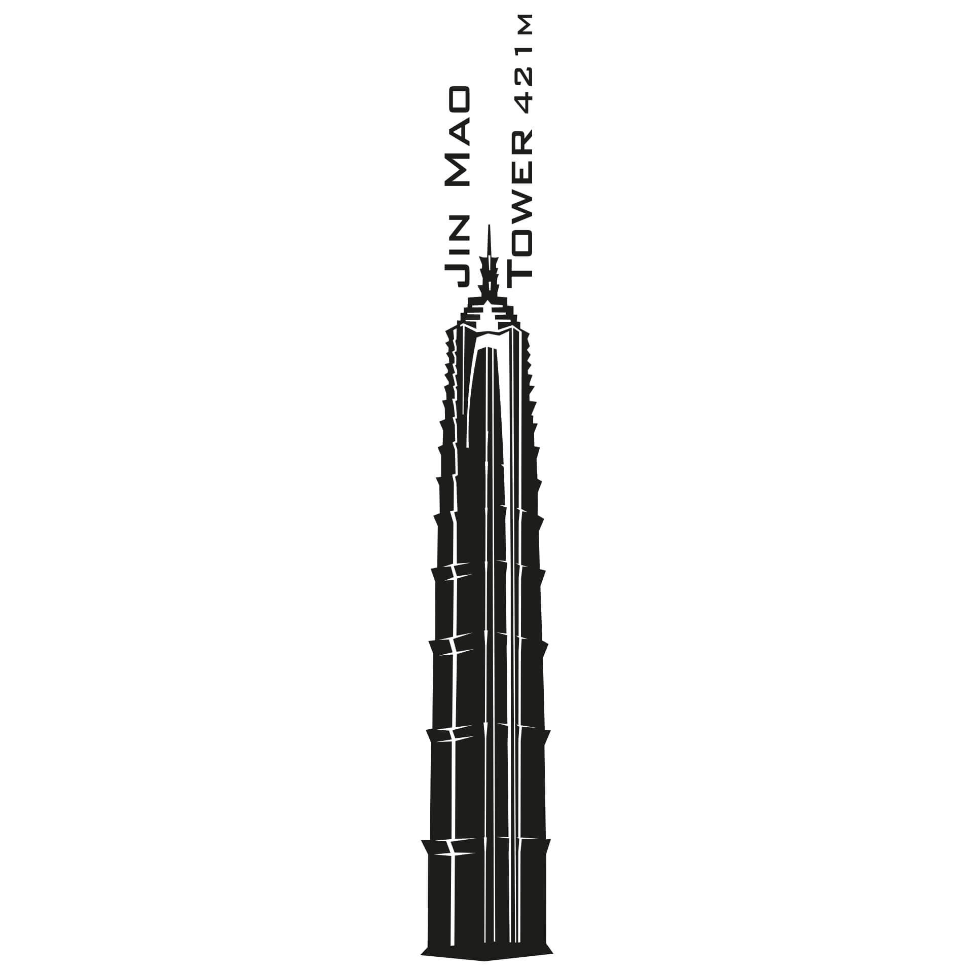 Wallsticker Jin Mao Tower