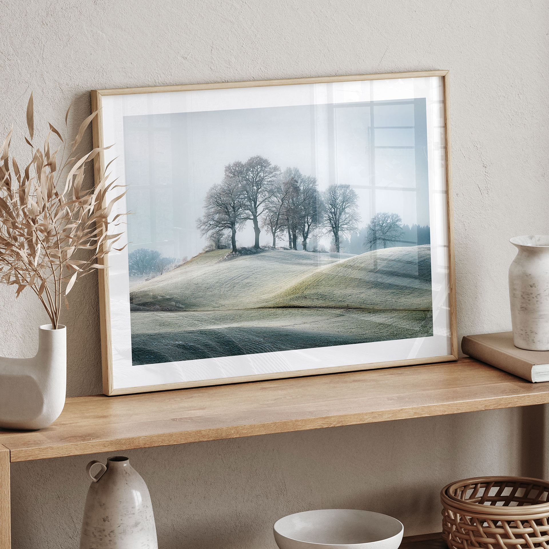 Poster Paysage de collines glaciales - Eisenmann