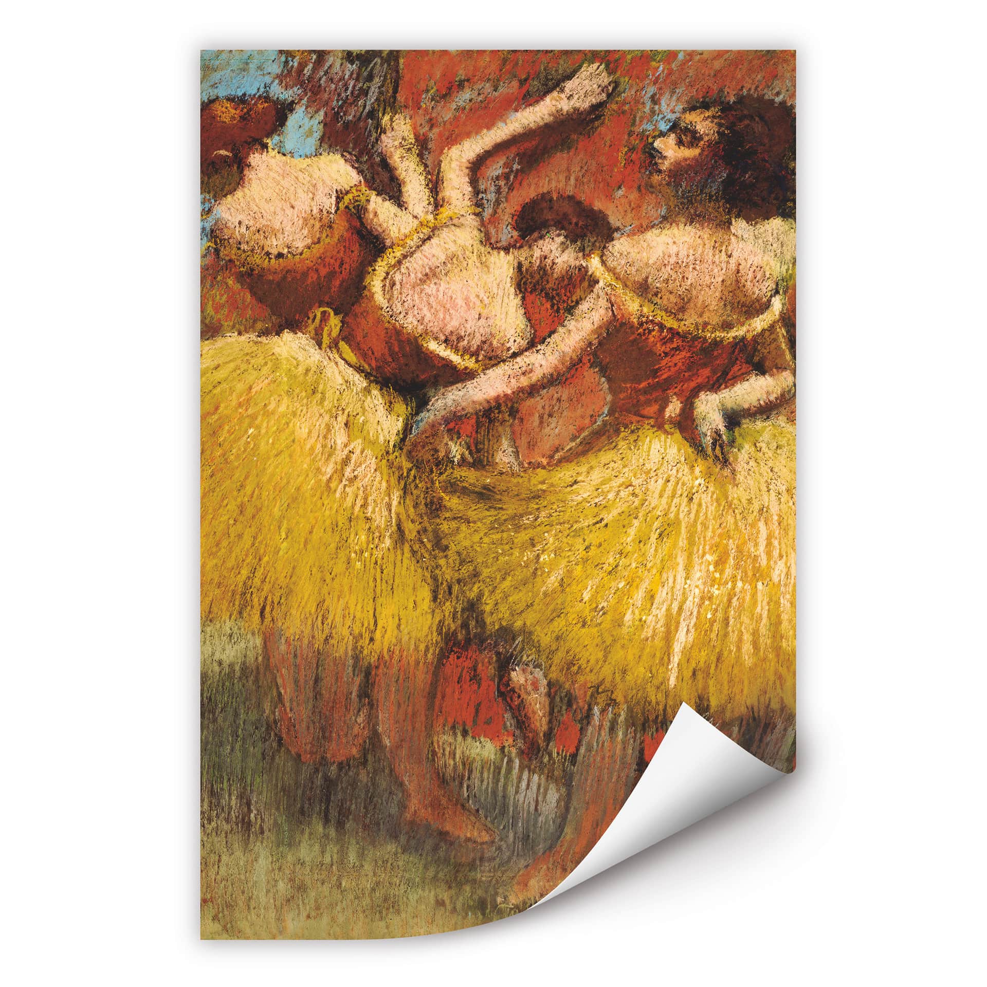 Wallprint Degas - Drei Tänzerinnen