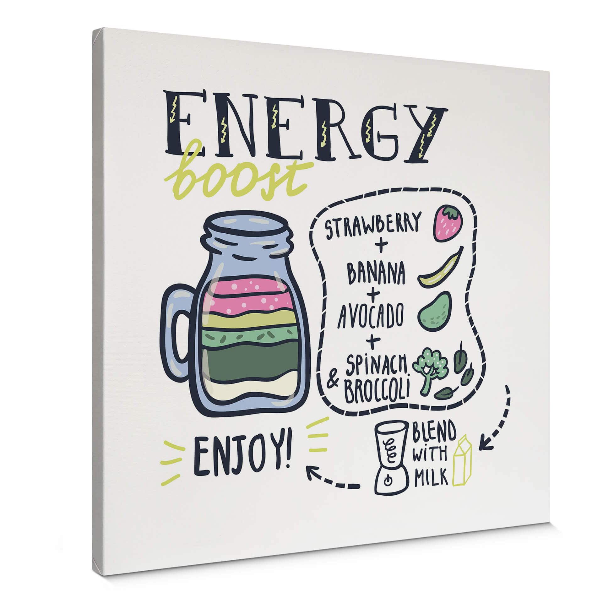 Obraz na płótnie Energy Boost - kwadratowy