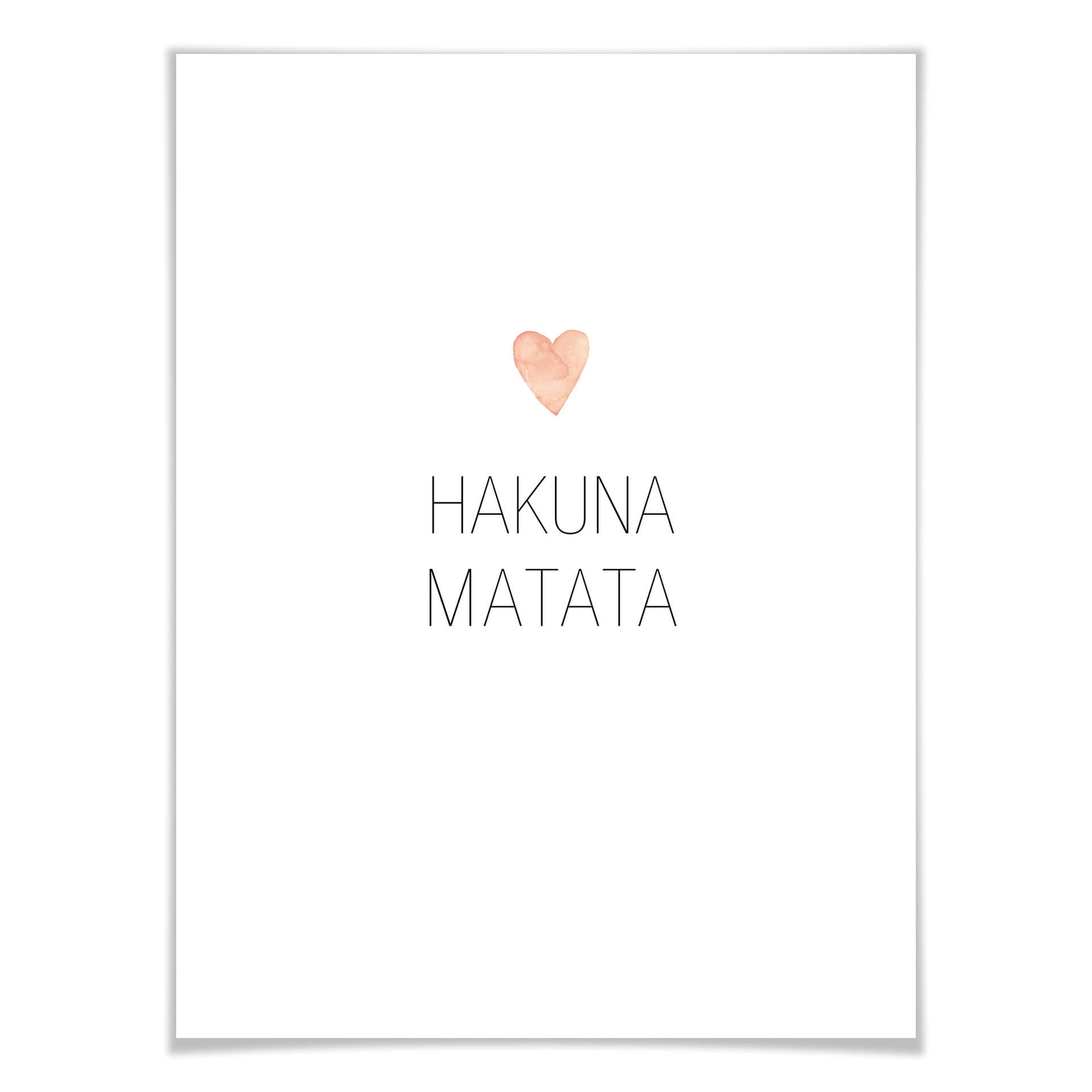 Plakat Confetti & Cream - Hakuna Matata