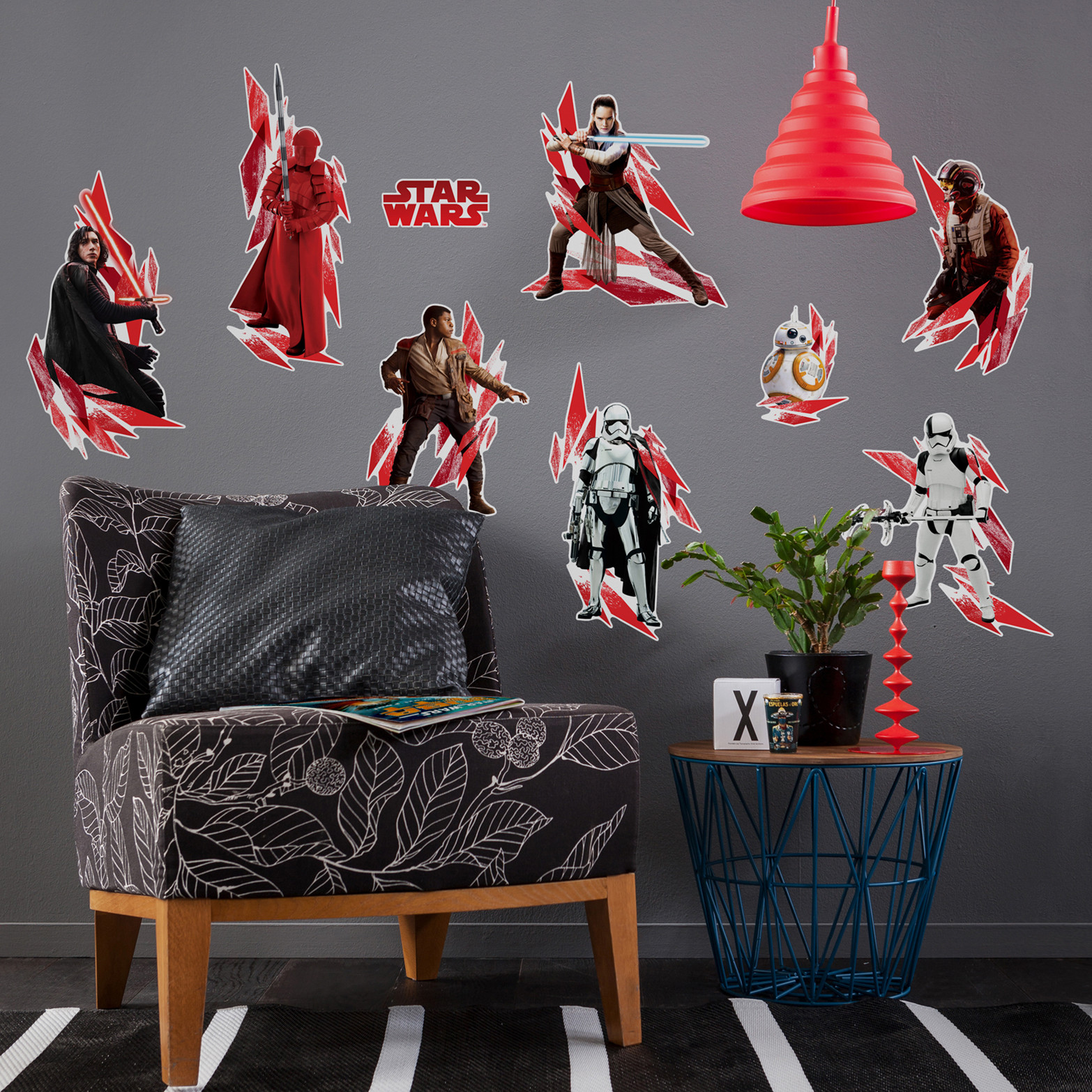 Wandsticker-Set  Star Wars Episode VII "The Last Jedi" 9-teilig