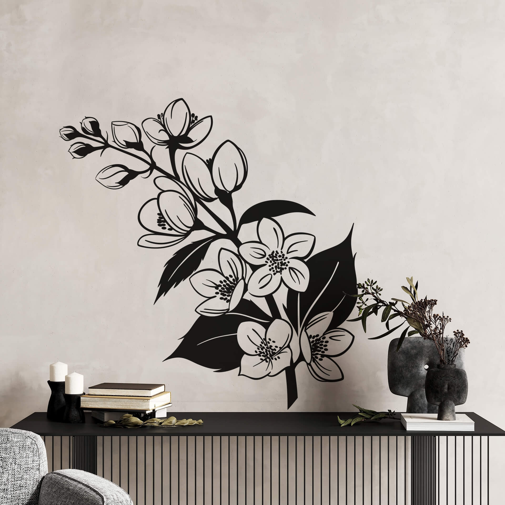 Wallsticker Kirsebær Blomst 2
