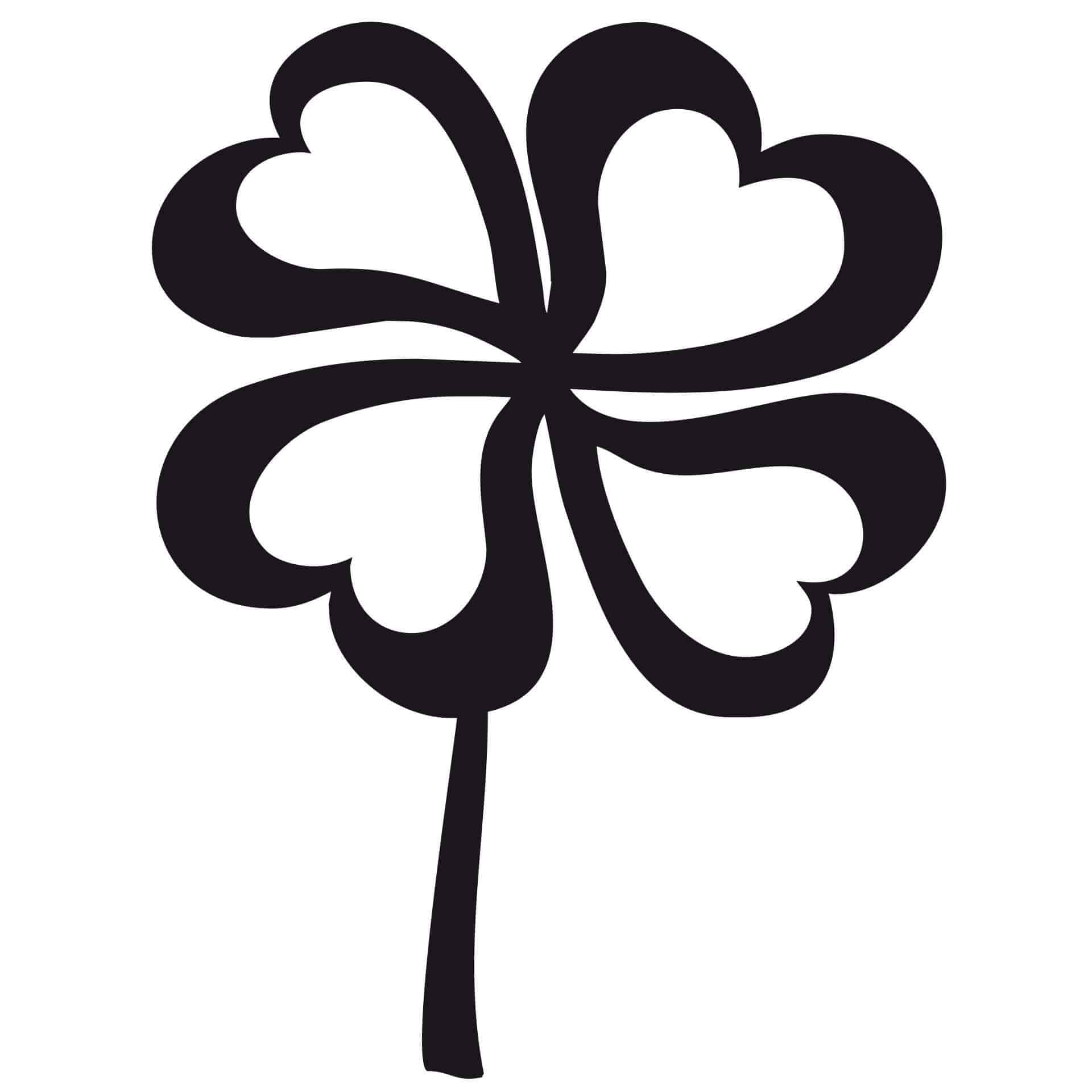 Wallsticker Trekløver