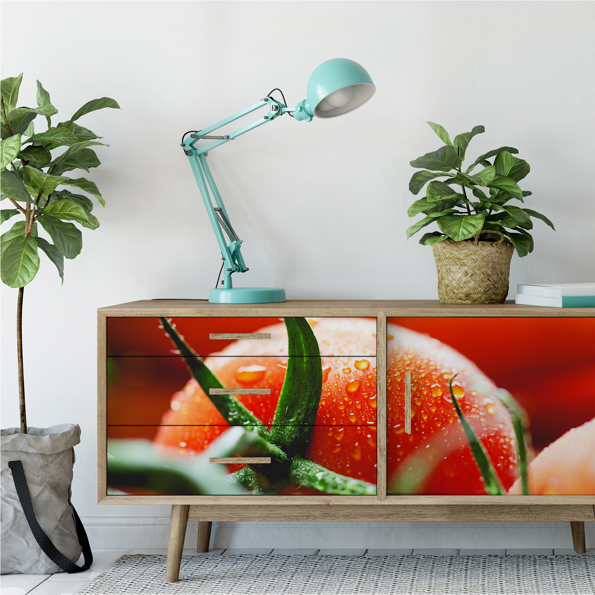Wallprint Fresh Tomato - Panorama