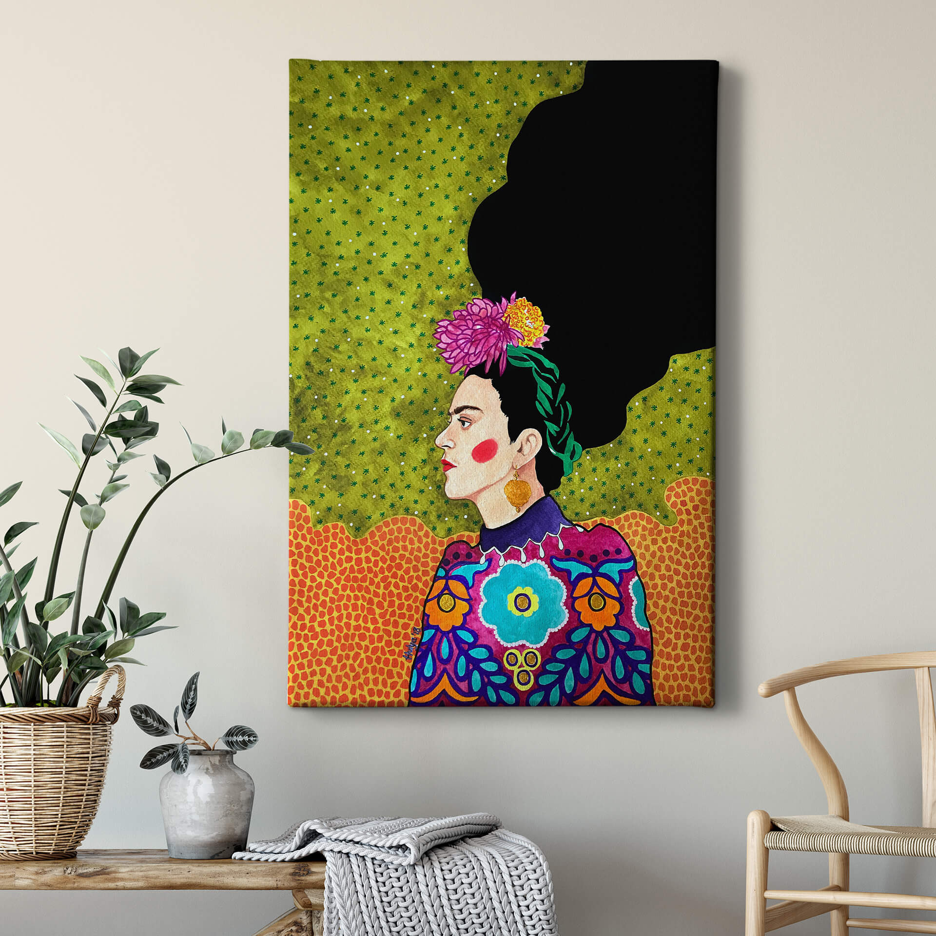 Obraz na płótnie Hülya - Frida w portrecie