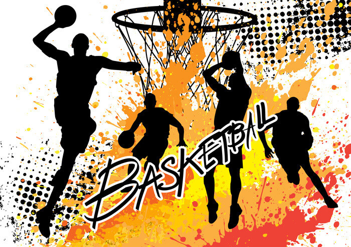 Sport Poster Basketball - Colour Splash 91,5x61 cm