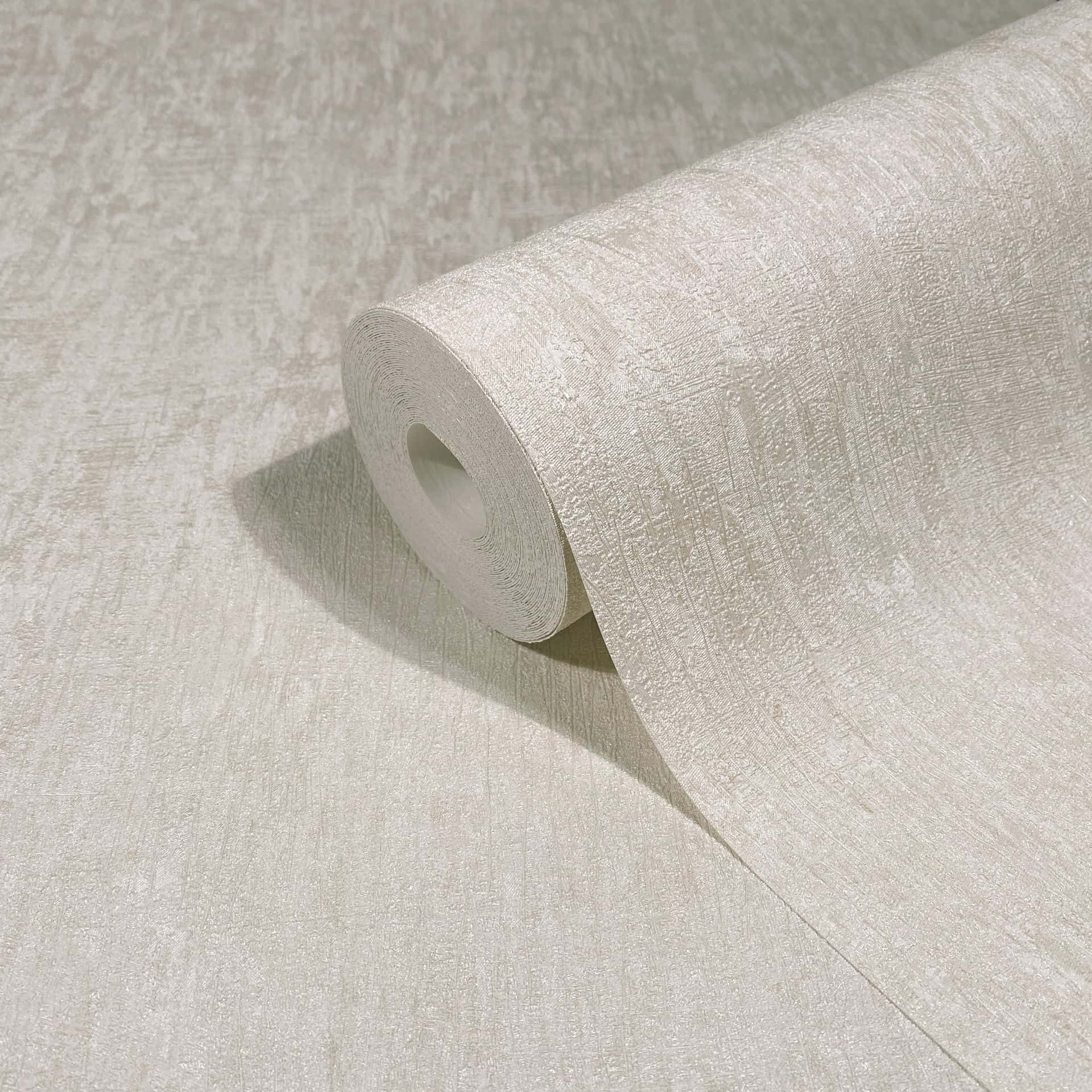 Vliesbehang in beige betonlook effen modern