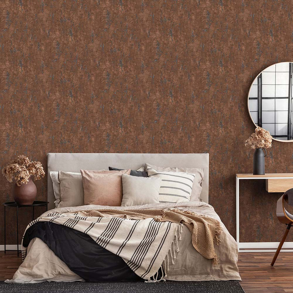 Metaloptisk tapet, metaltapet Fashion for Walls 4 af Guido Maria Kretschmer bronze