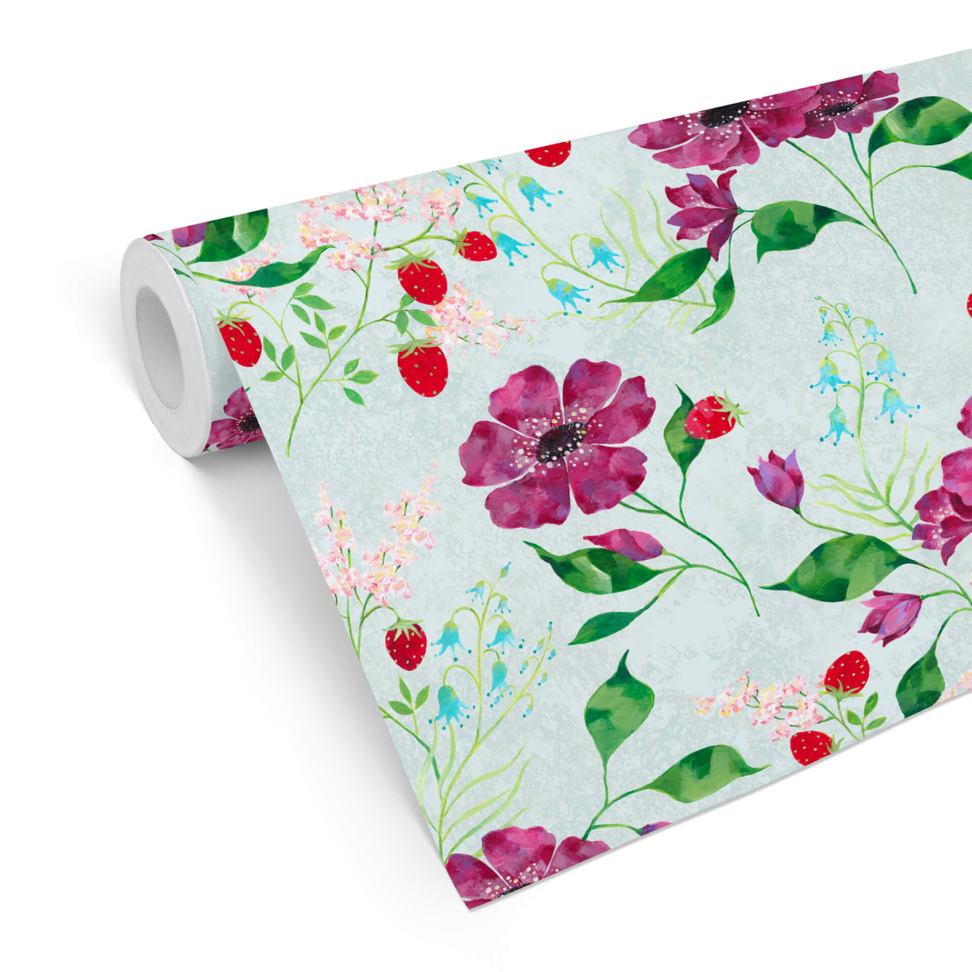 Patroonbehang Blanz - romantische bloesems