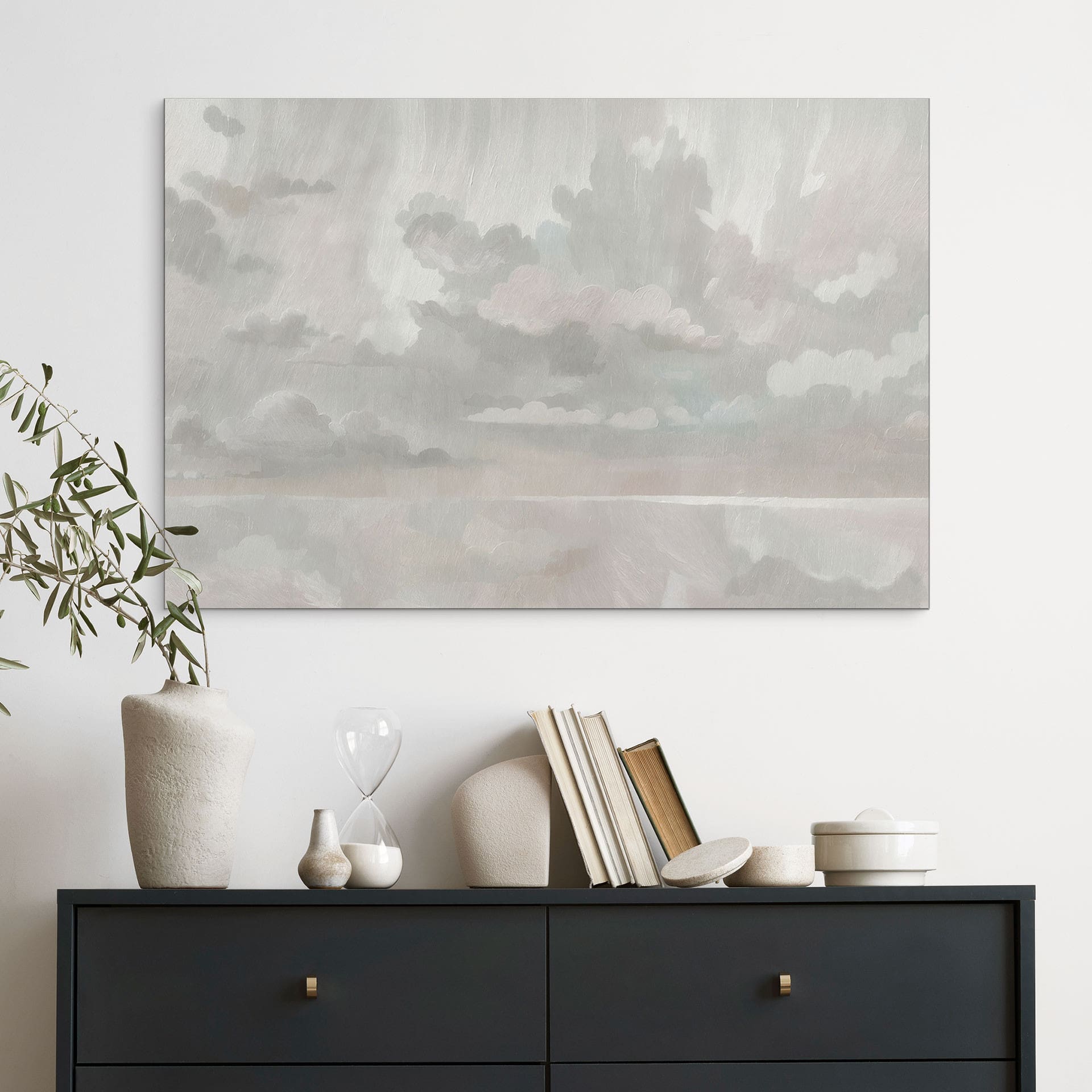 Tableau Velvet Smoke - Nuages Abstraits - Sir Edward x Grigory Gladarev - Alu-Dibond