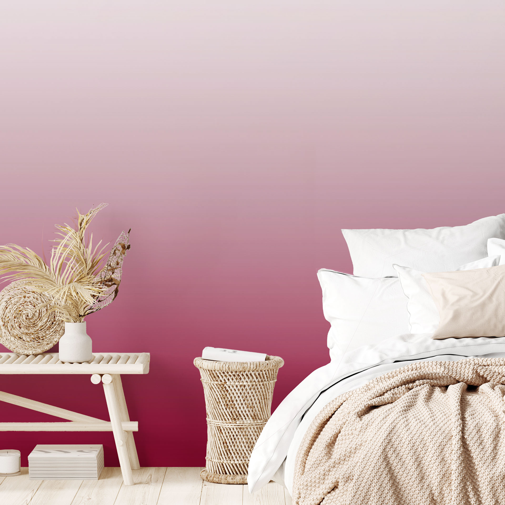 Fotobehang Pink Shadow