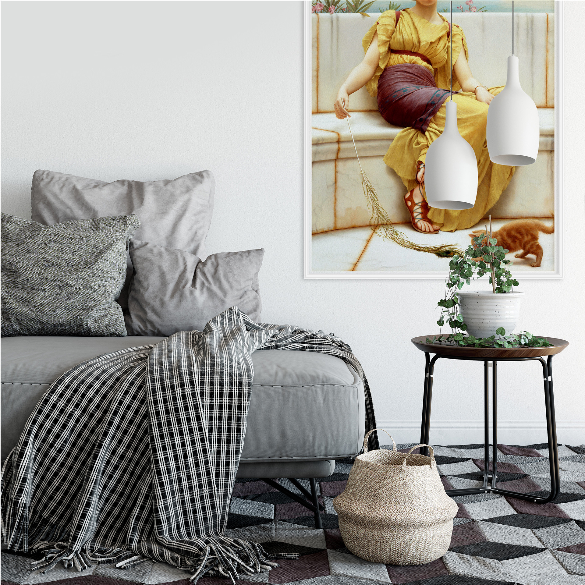 Wallprint Godward - Müßiggang