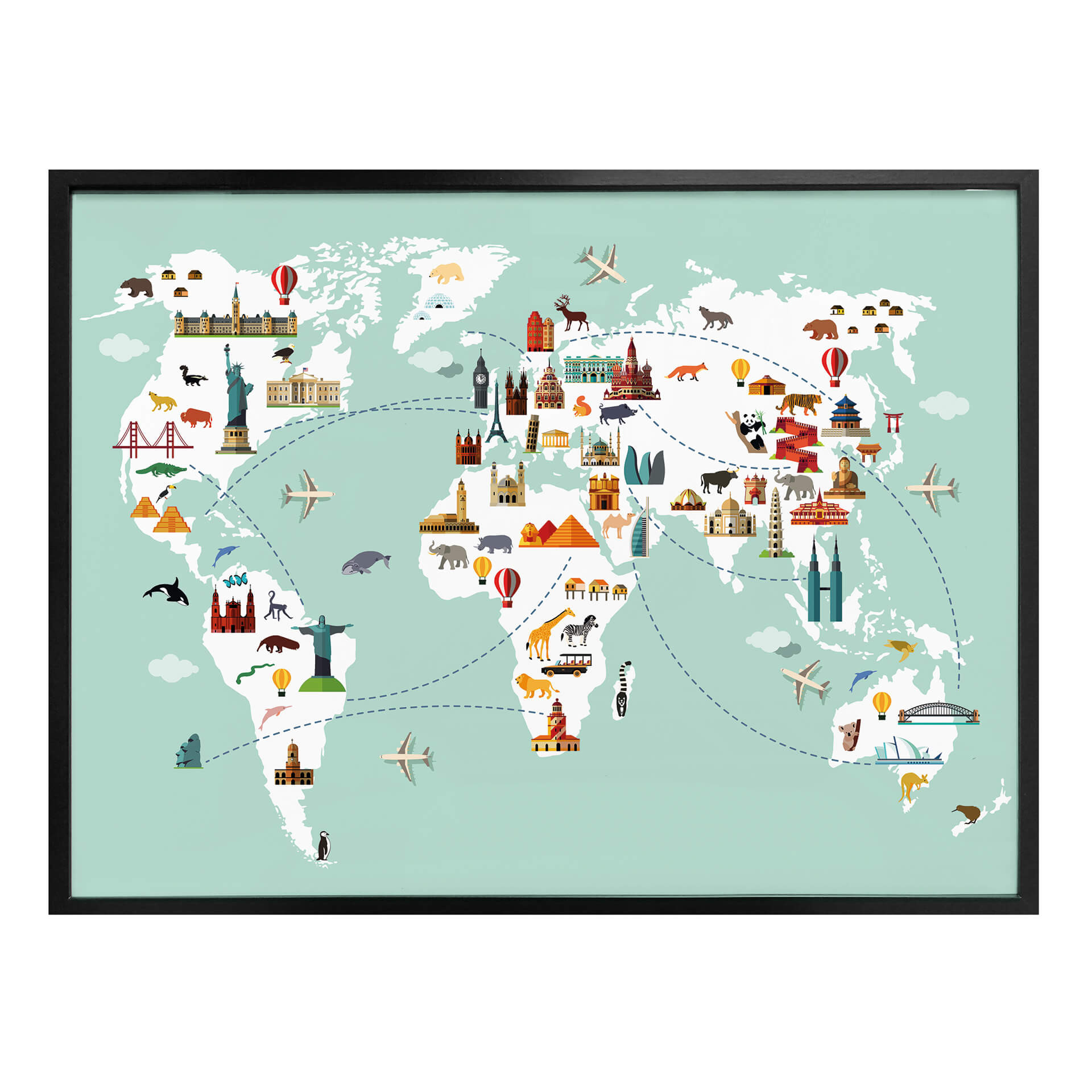 Poster Travel the world