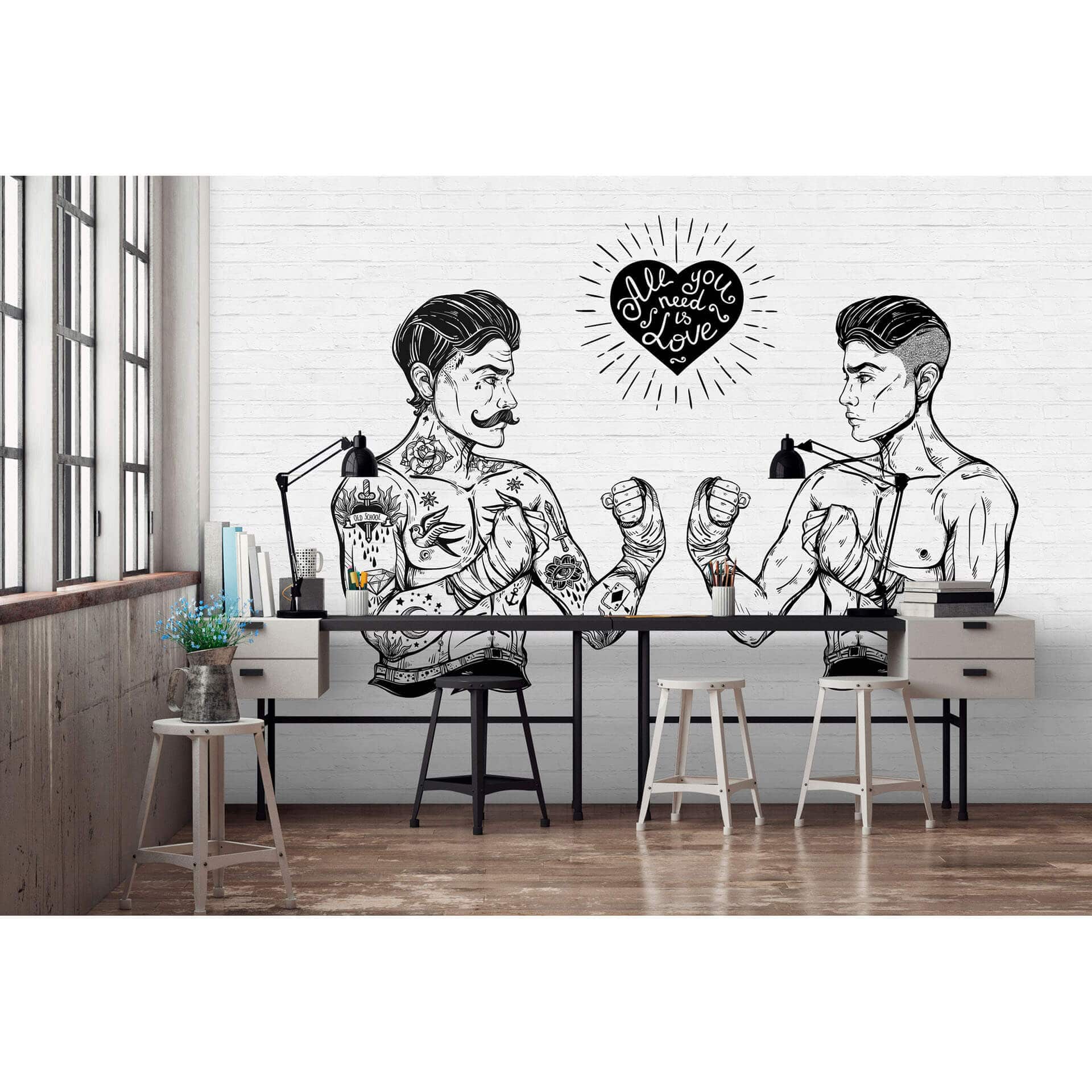 Livingwalls Fotobehang Walls by Patel iconic 1