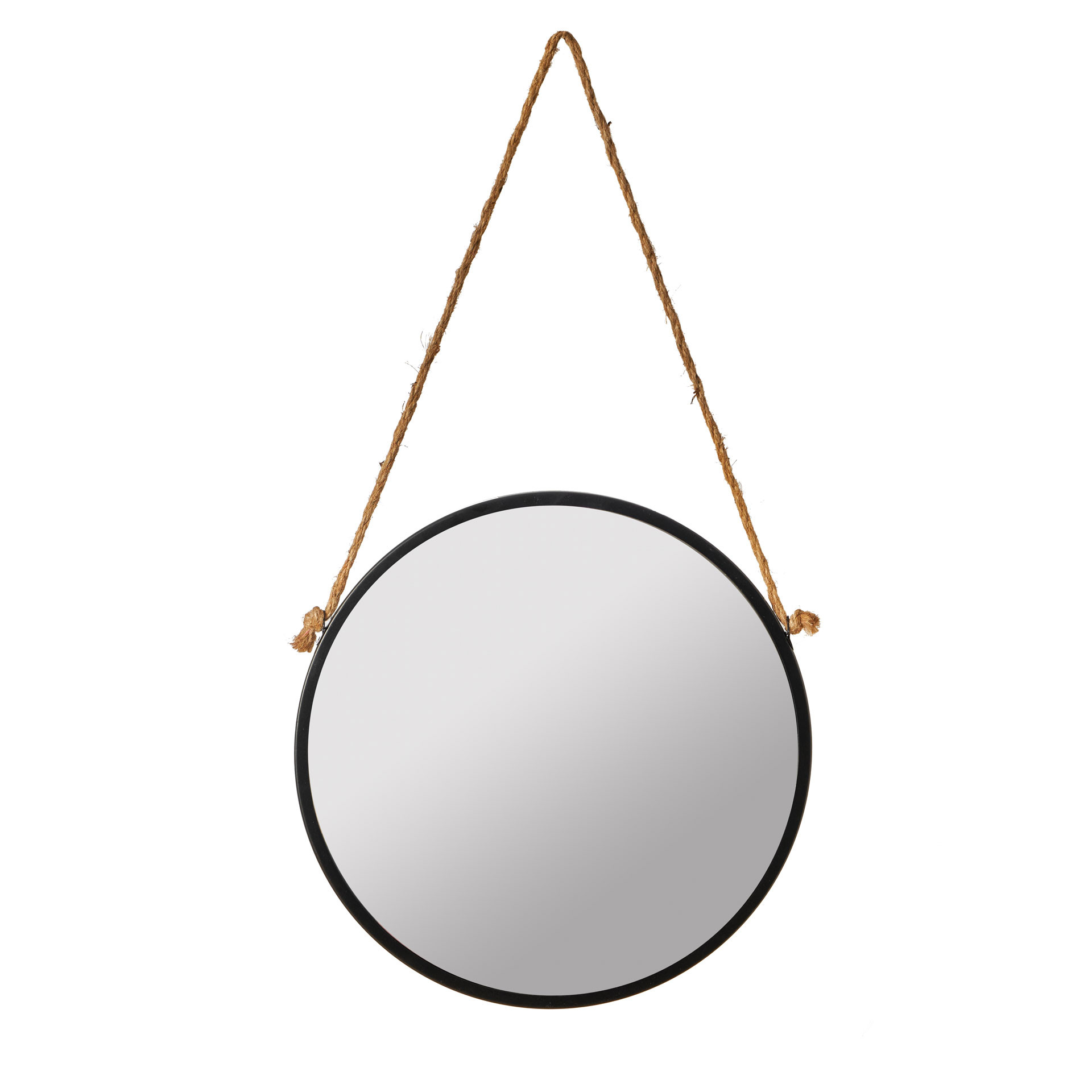 Wandspiegel rund mit Band - Caracas - Ø 30 cm