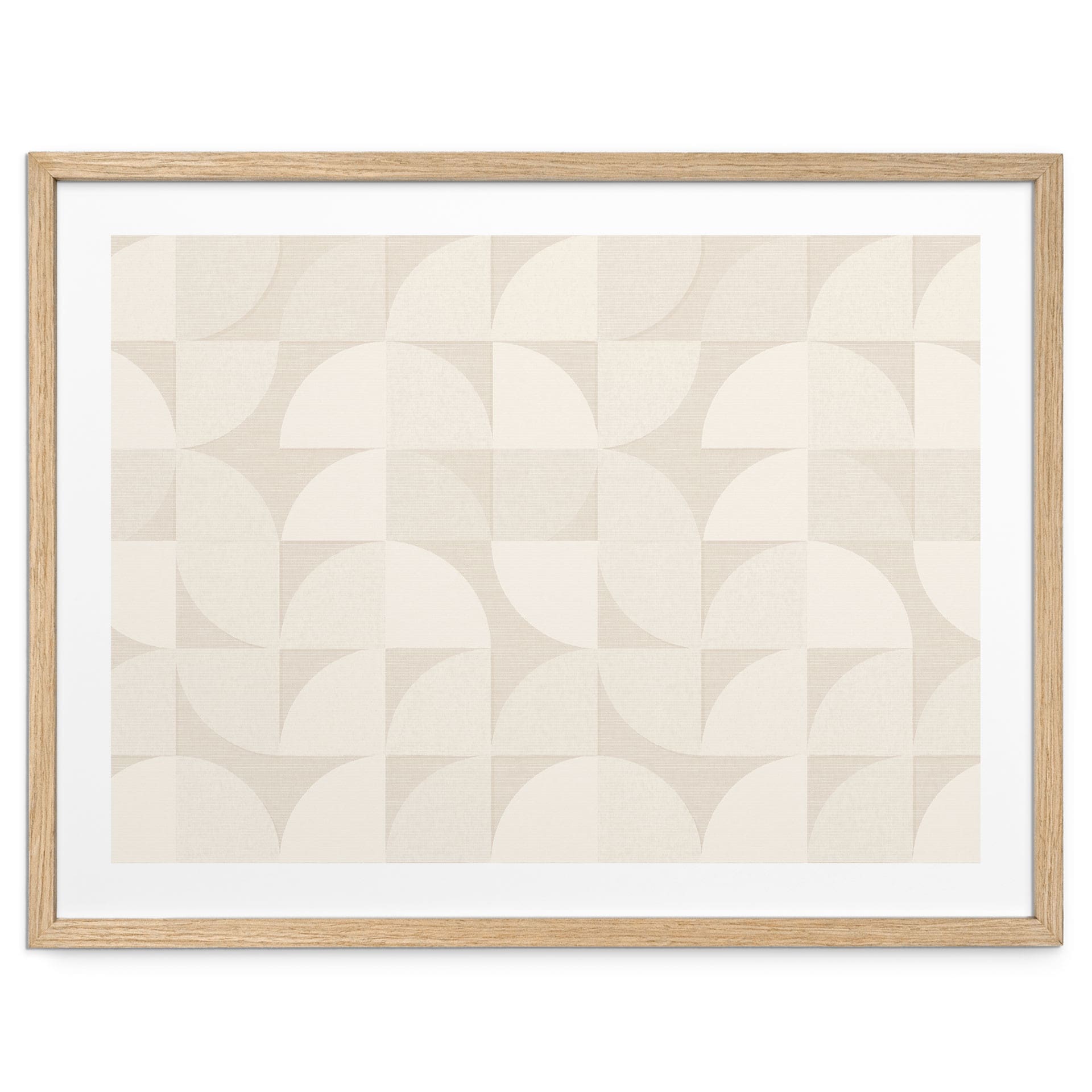 Poster demi-cercle style rétro - Bloomery Decor