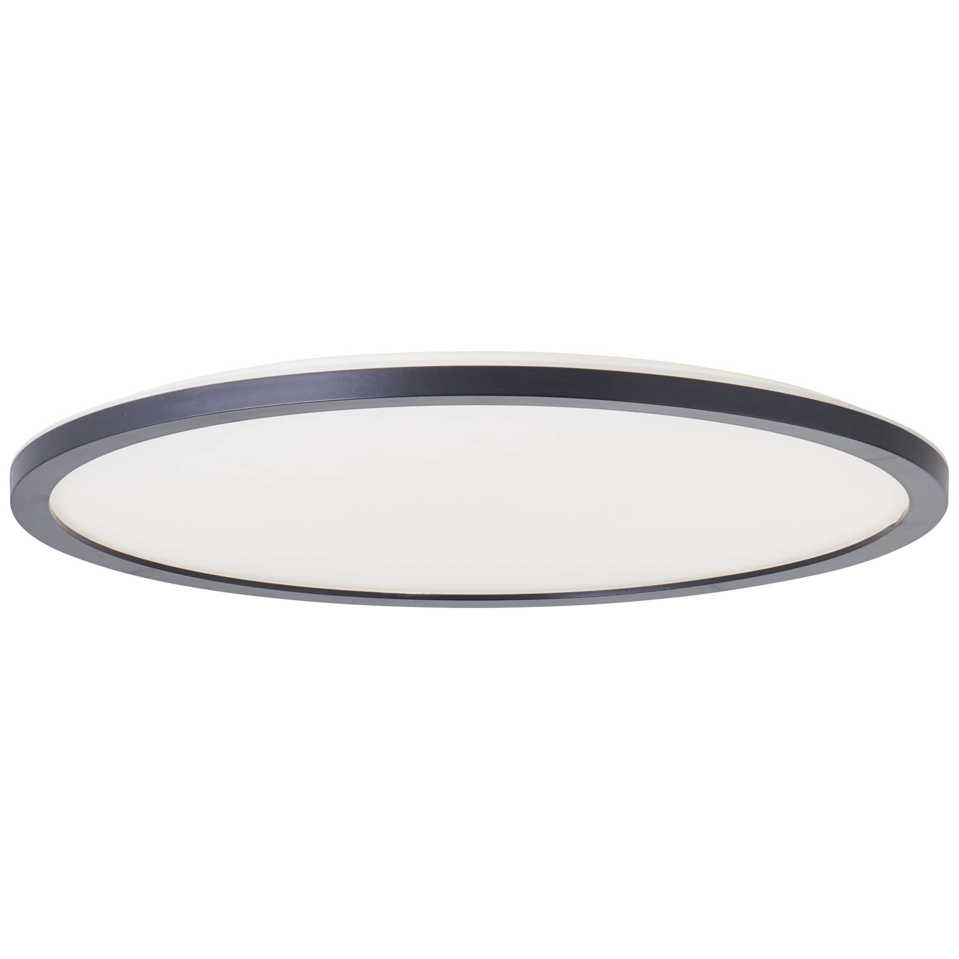 Aufbaupaneel Claire, schwarz, Ø 42 cm, Innenleuchte, Neutralweiß