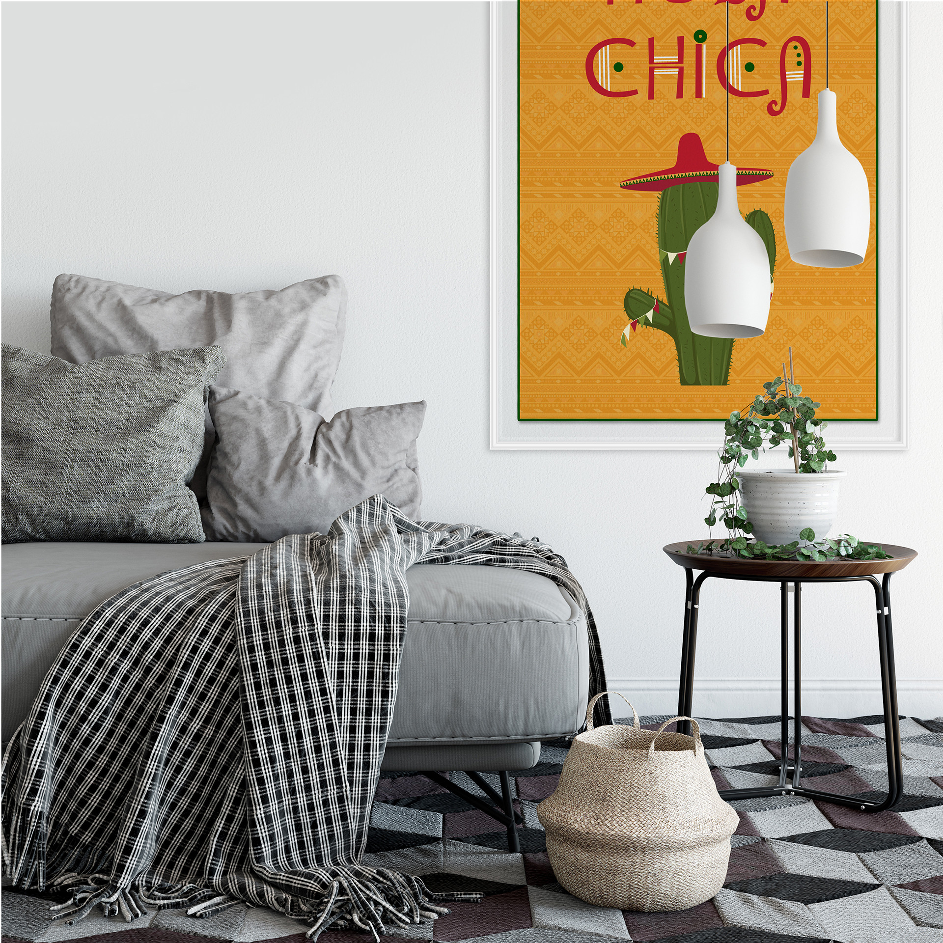 Wallprint Hola Chica