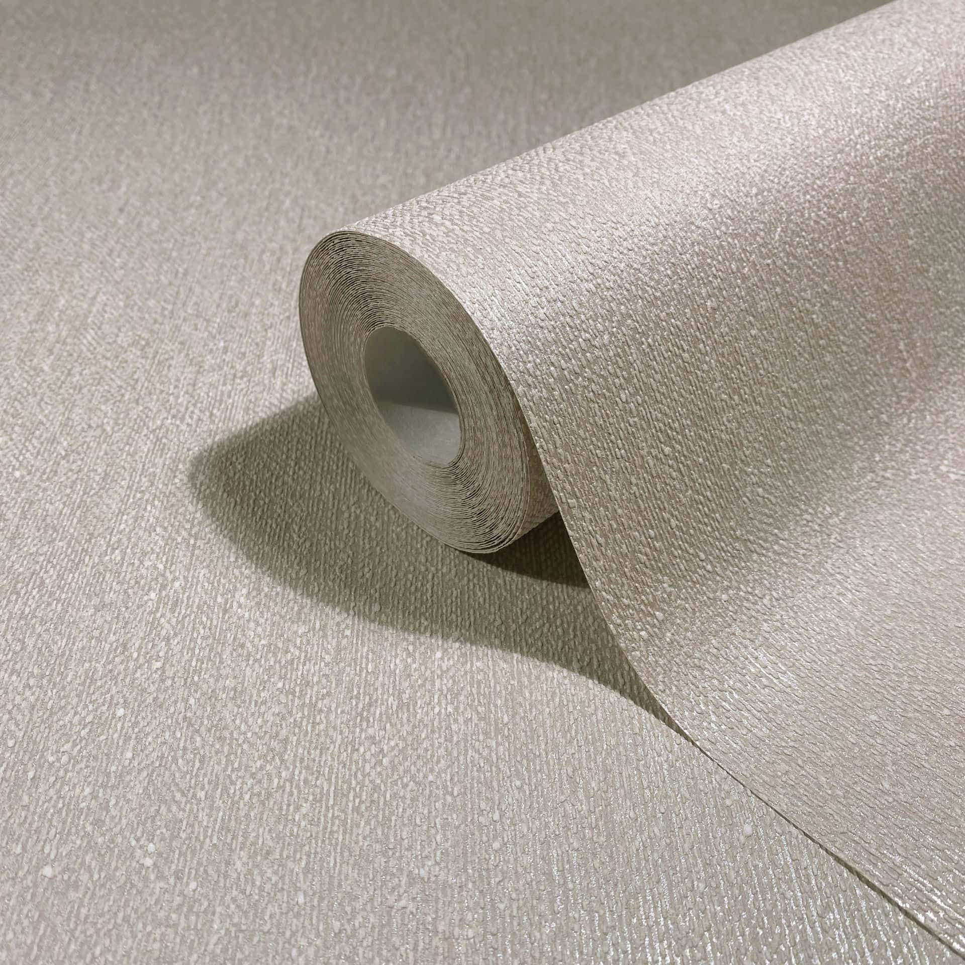 Vliesbehang effen, textiel effen klassiek in beige