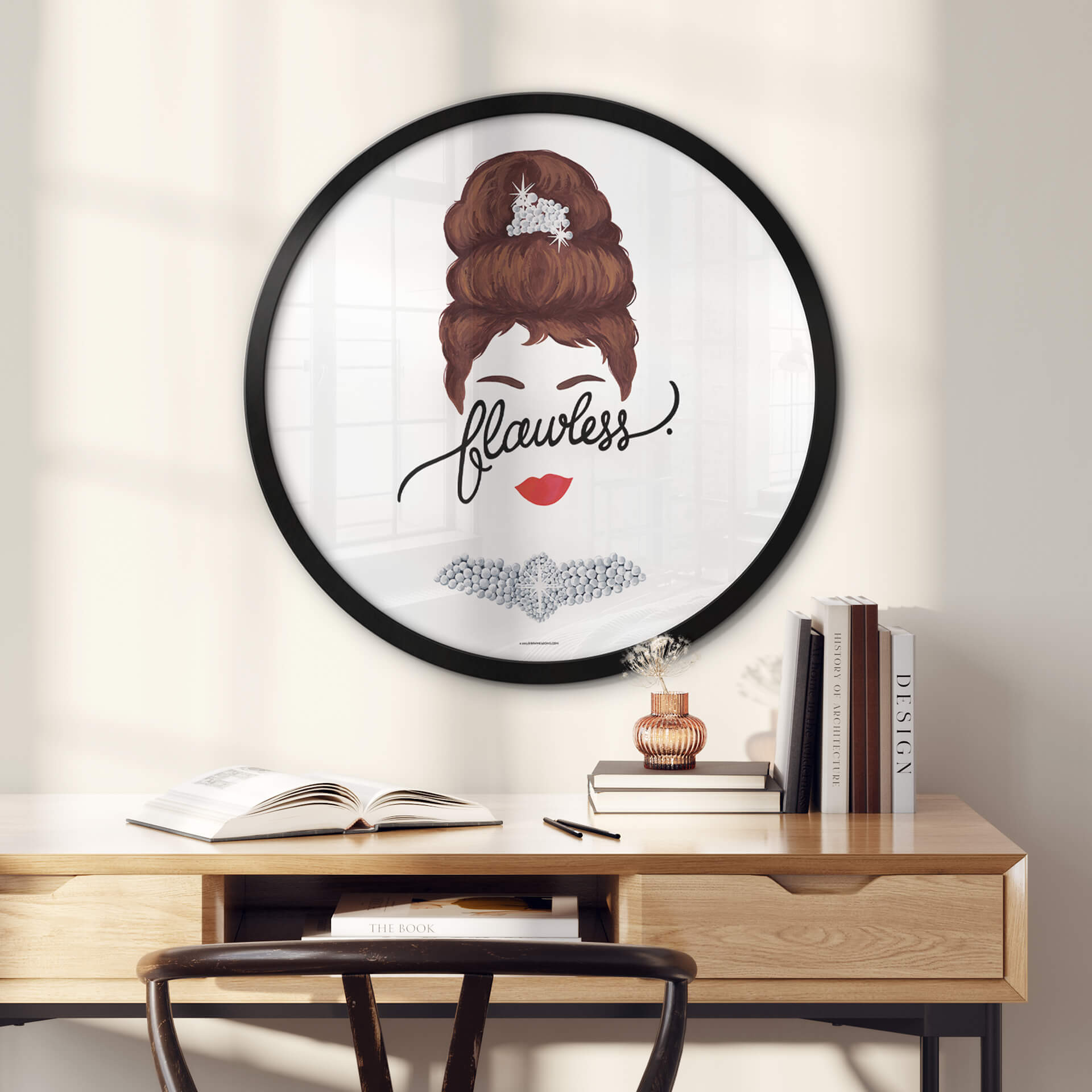 Poster rond Tohmé - Flawless Audrey