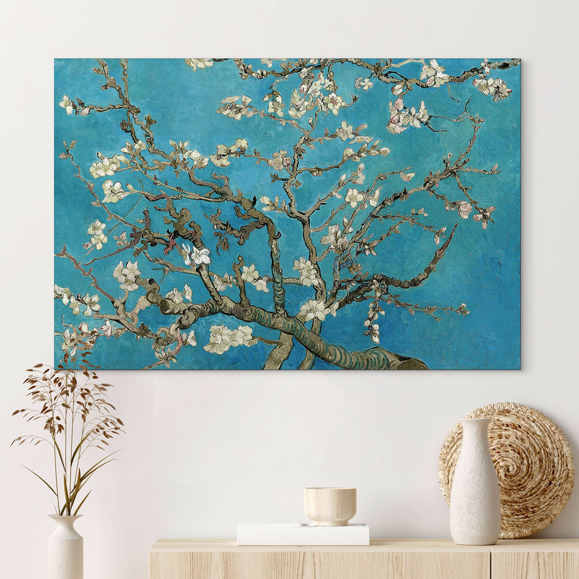 Wandbild van Gogh - Mandelblüte - Alu-Dibond