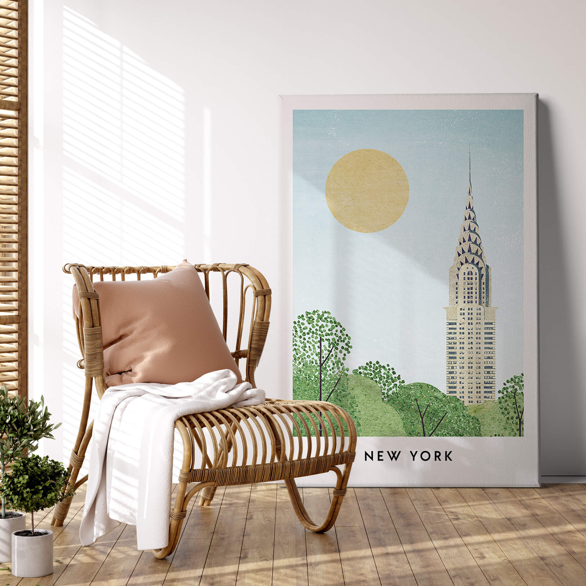 Obraz na płótnie Rivers - New York Modern