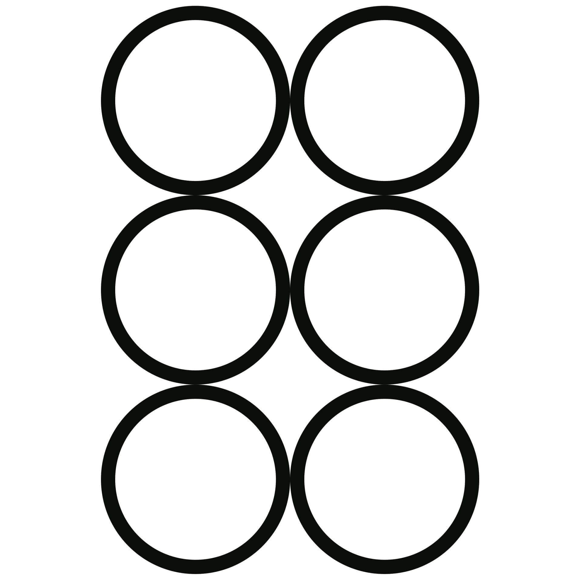 Wallsticker - Cirkel Mønster