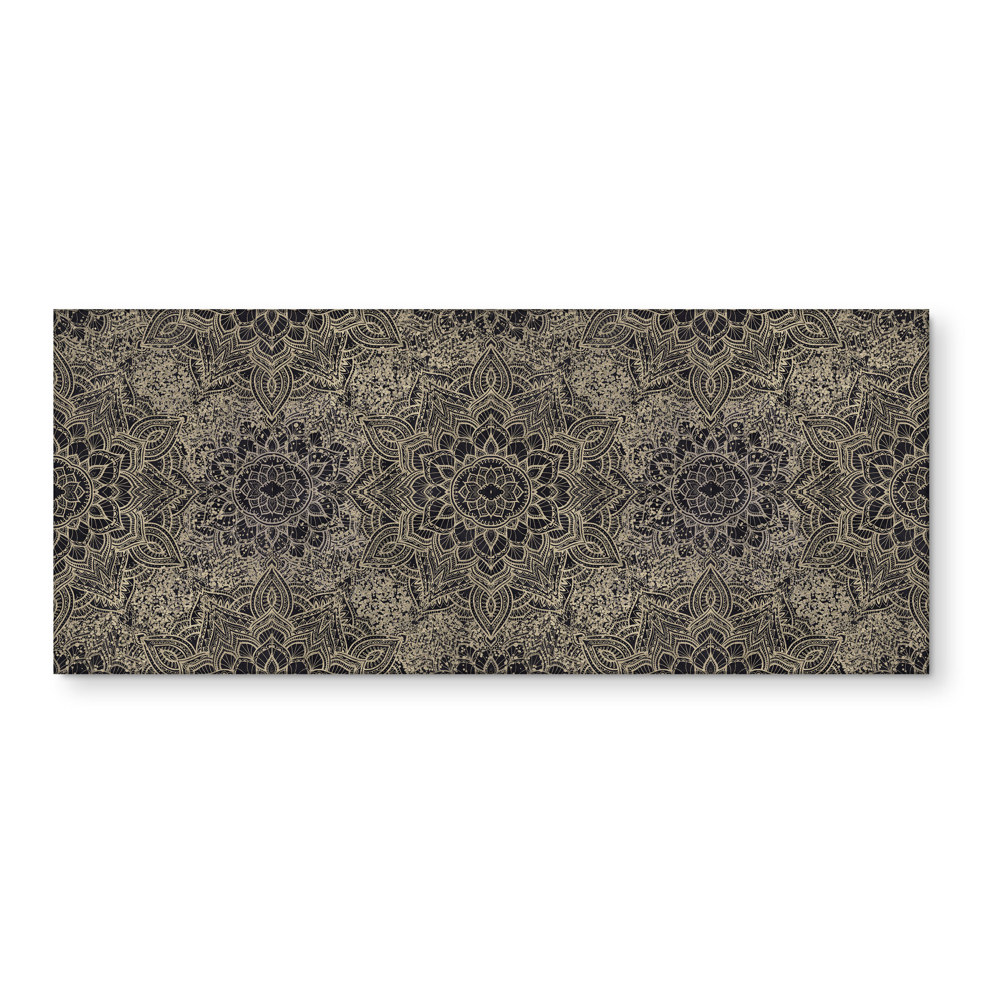 Stænkplade til køkken Mandala Boho antik guld - Bloomery Decor