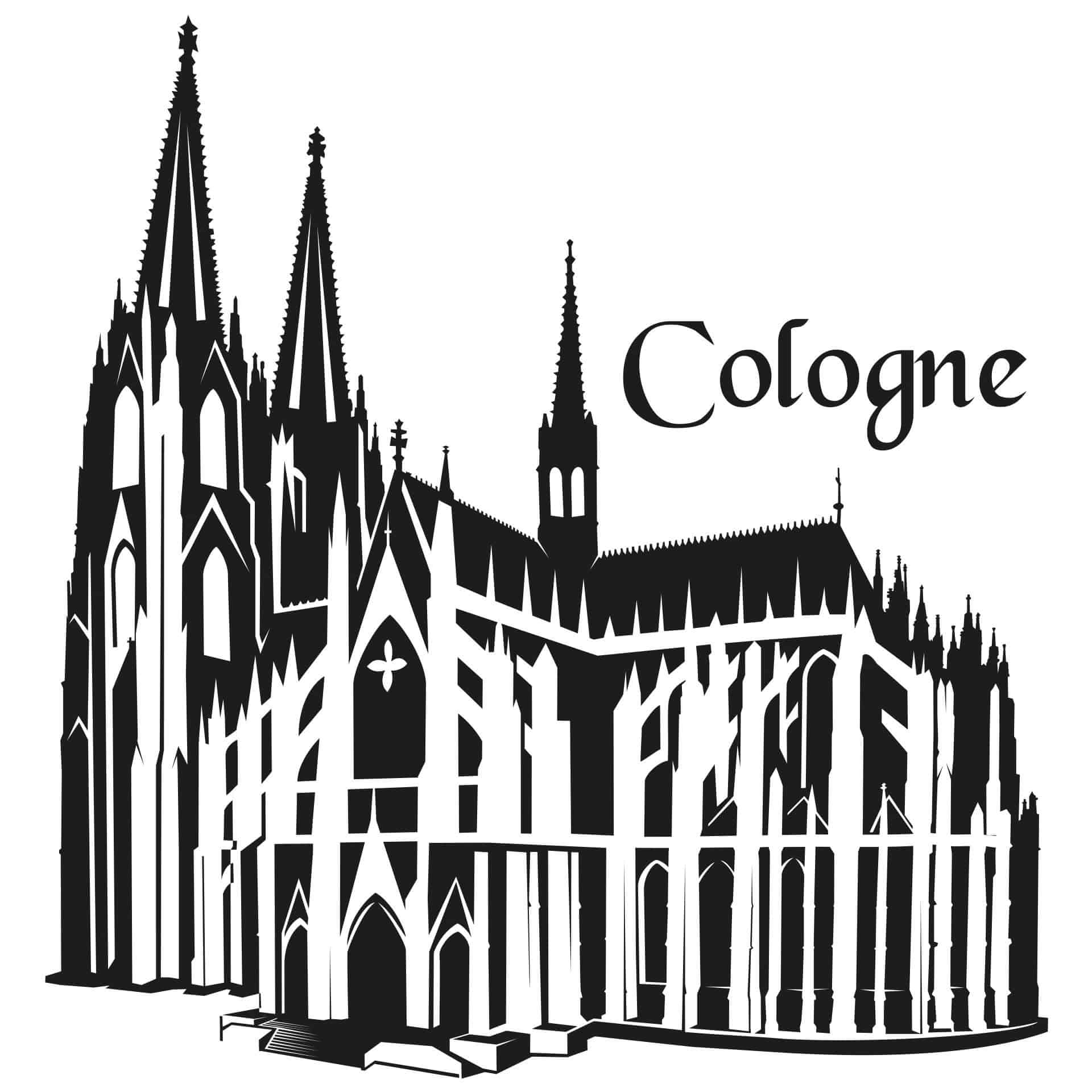 Sticker mural Cathédrale de Cologne