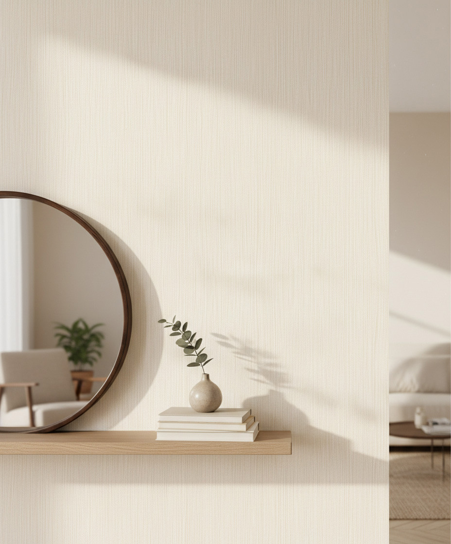Ikke-vævet tapet tekstur Moderne, klassisk, shabby chic i beige