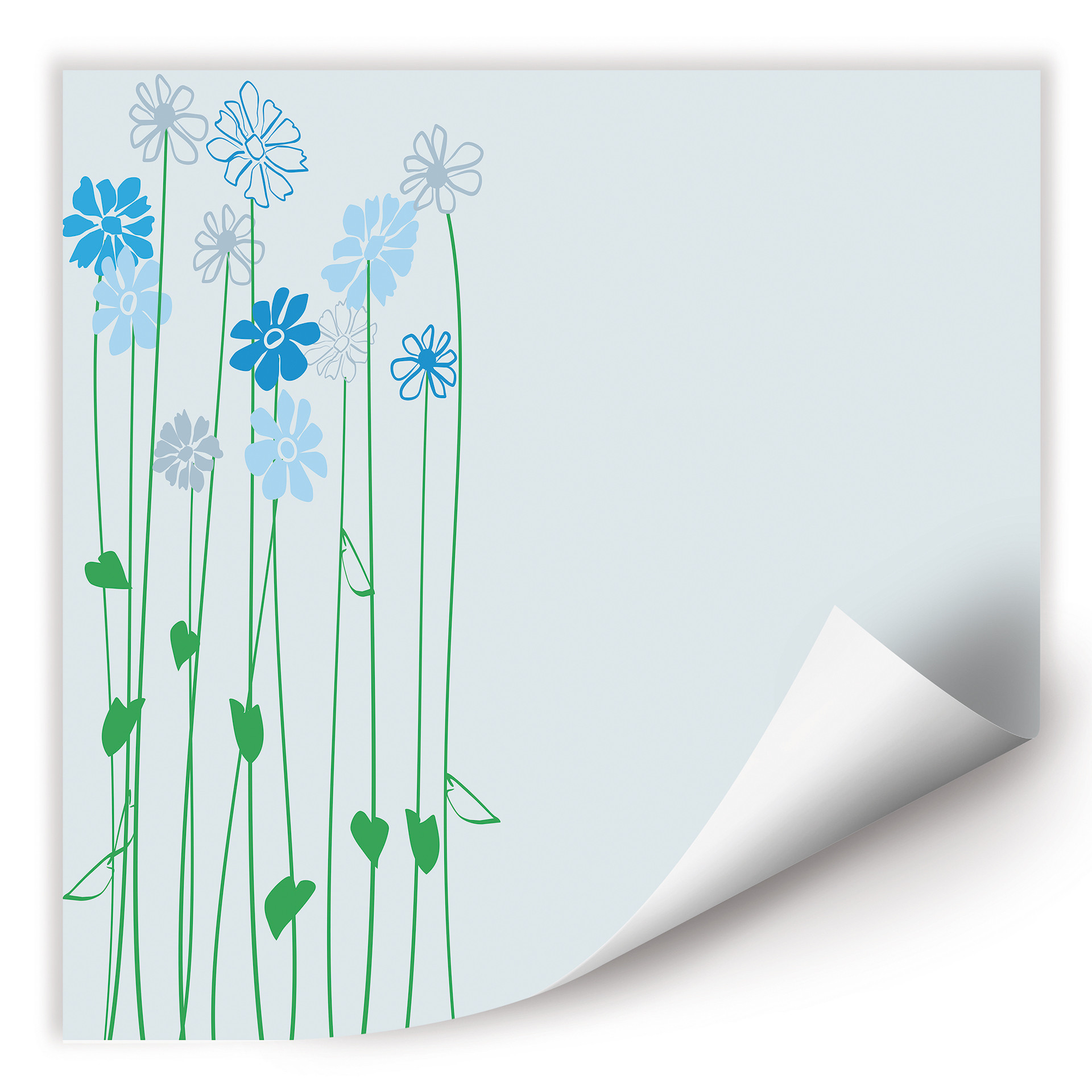 Poster autocollant - W - Floray