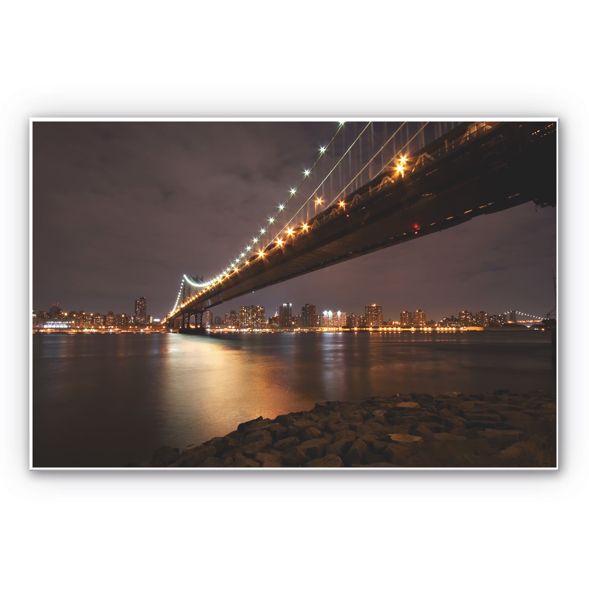 Tableau Forex - Manhattan Bridge at Nigh