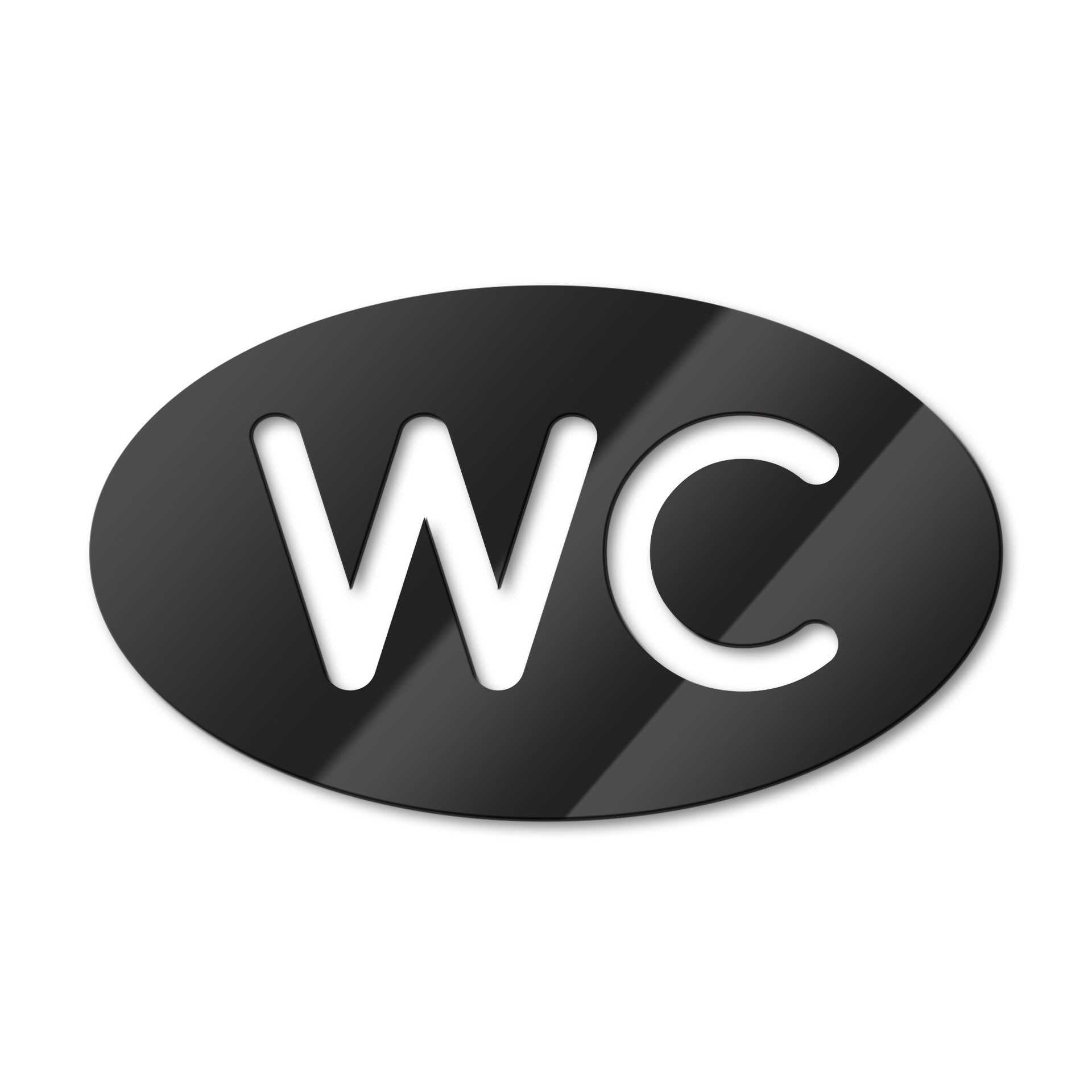 Akrylowa dekoracja WC