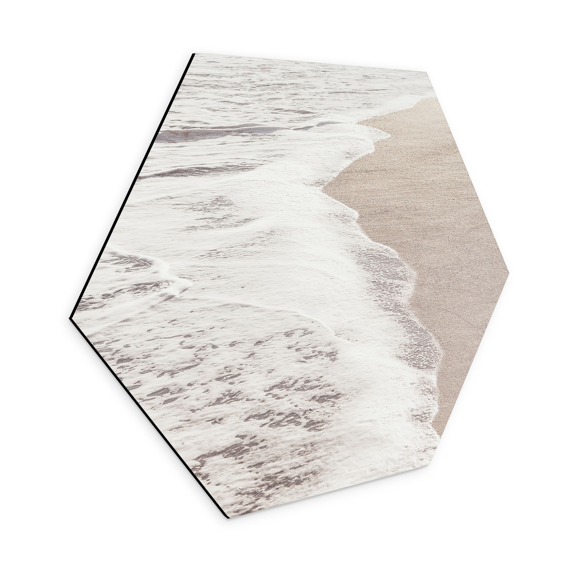 Hexagon Dibond Lyden af havet - 1X Studio