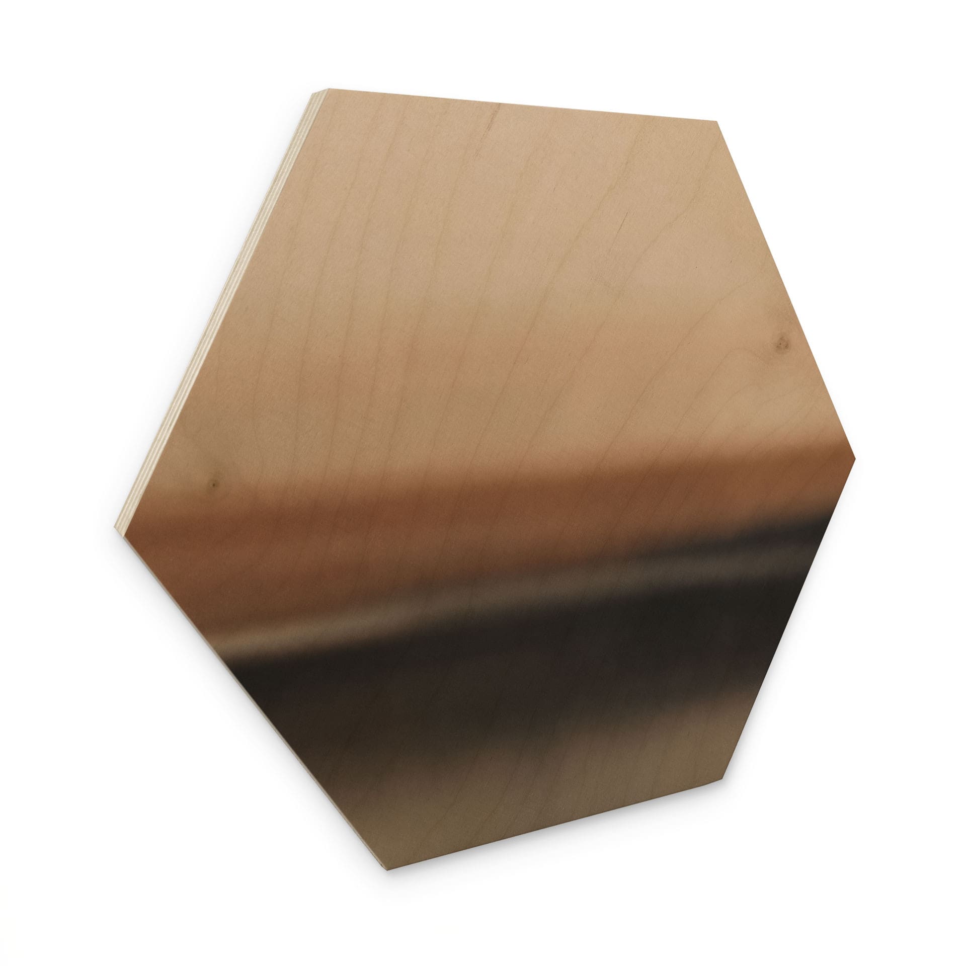 Esagono Quadro in Legno Rotko Dawn - Orizzonte Caldo - Sir Edward x Grigory Gladarev