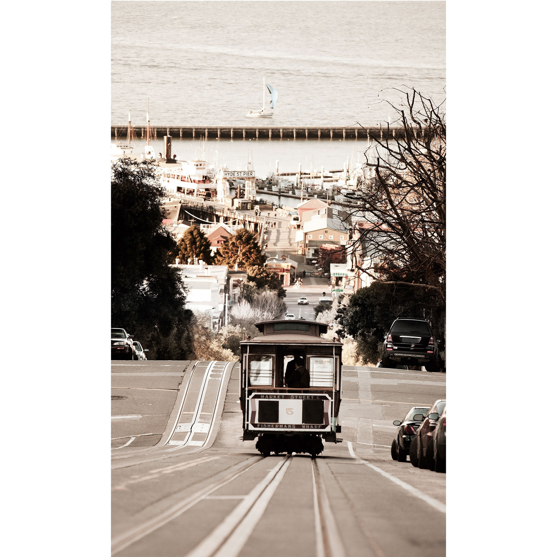 Fotobehang San Francisco Tram
