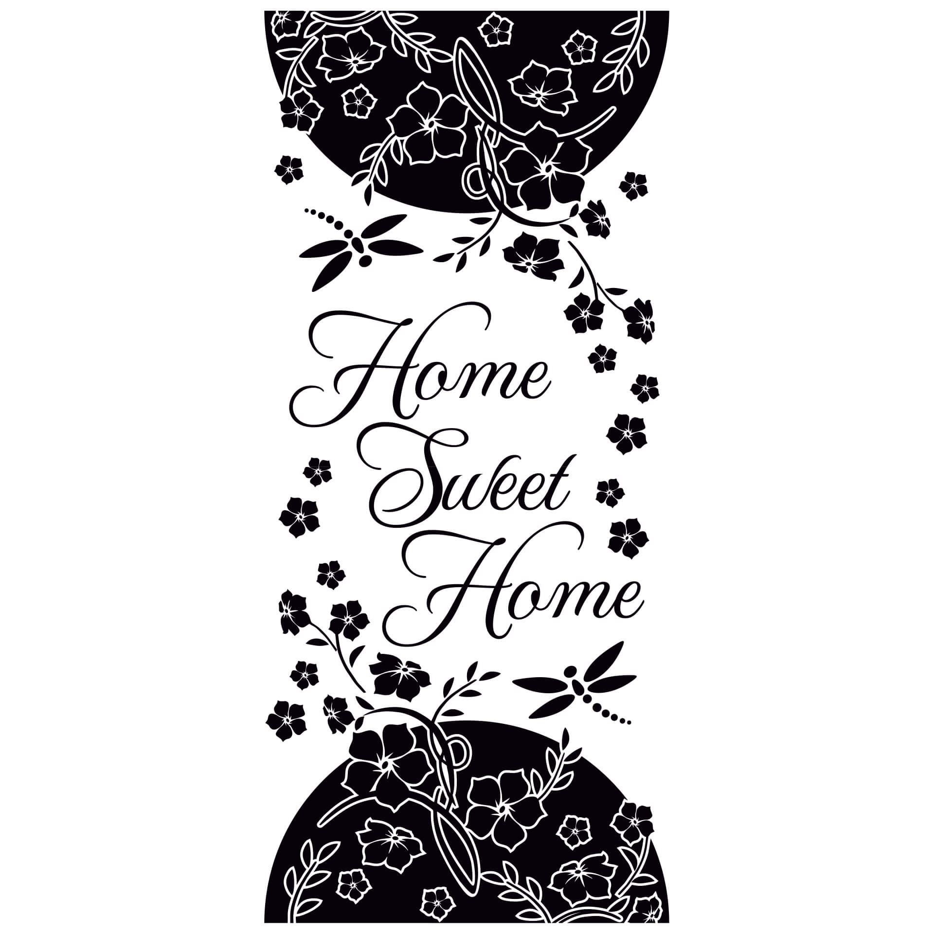 Wallsticker Banner Hjem kære hjem