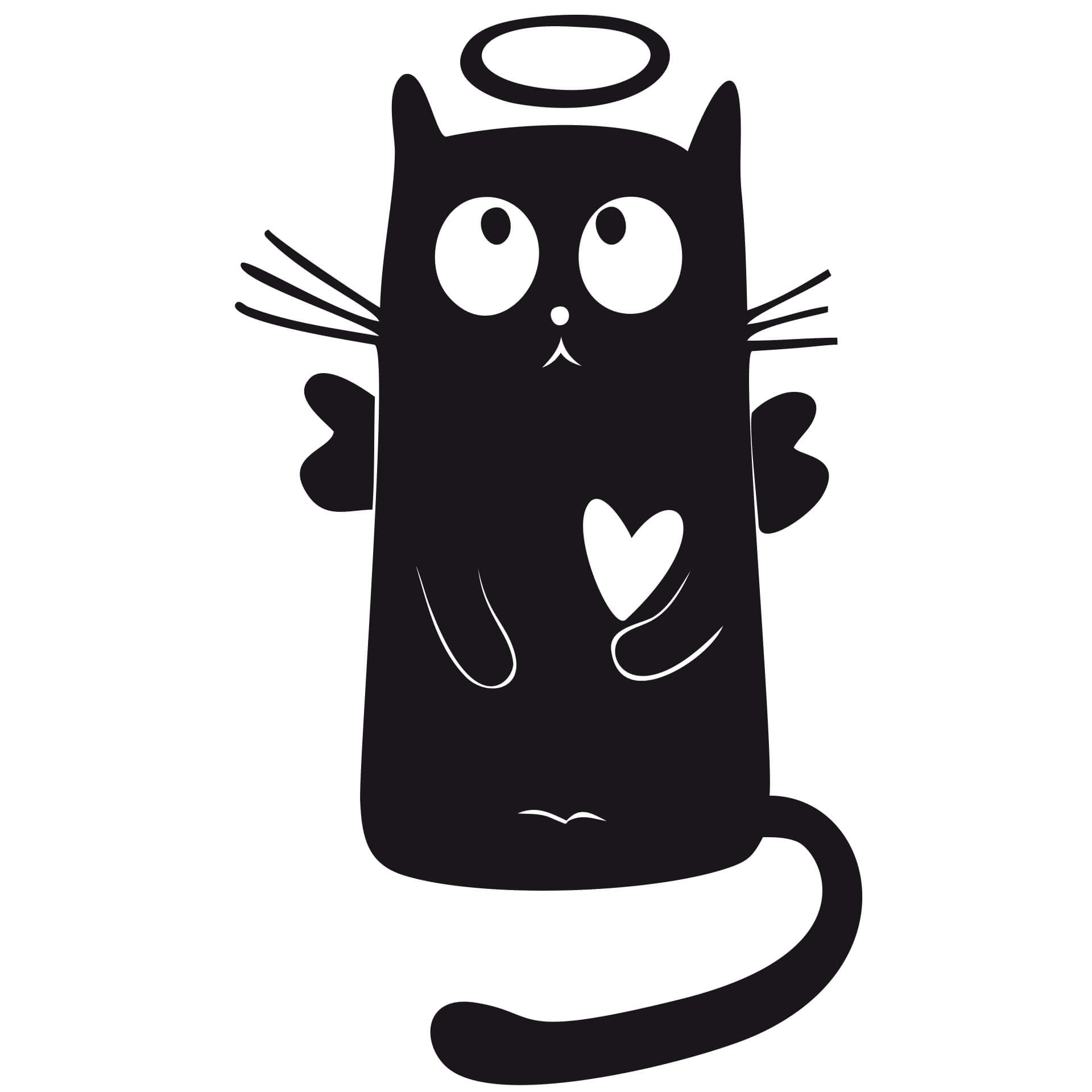 Wallsticker  - Holy Cat
