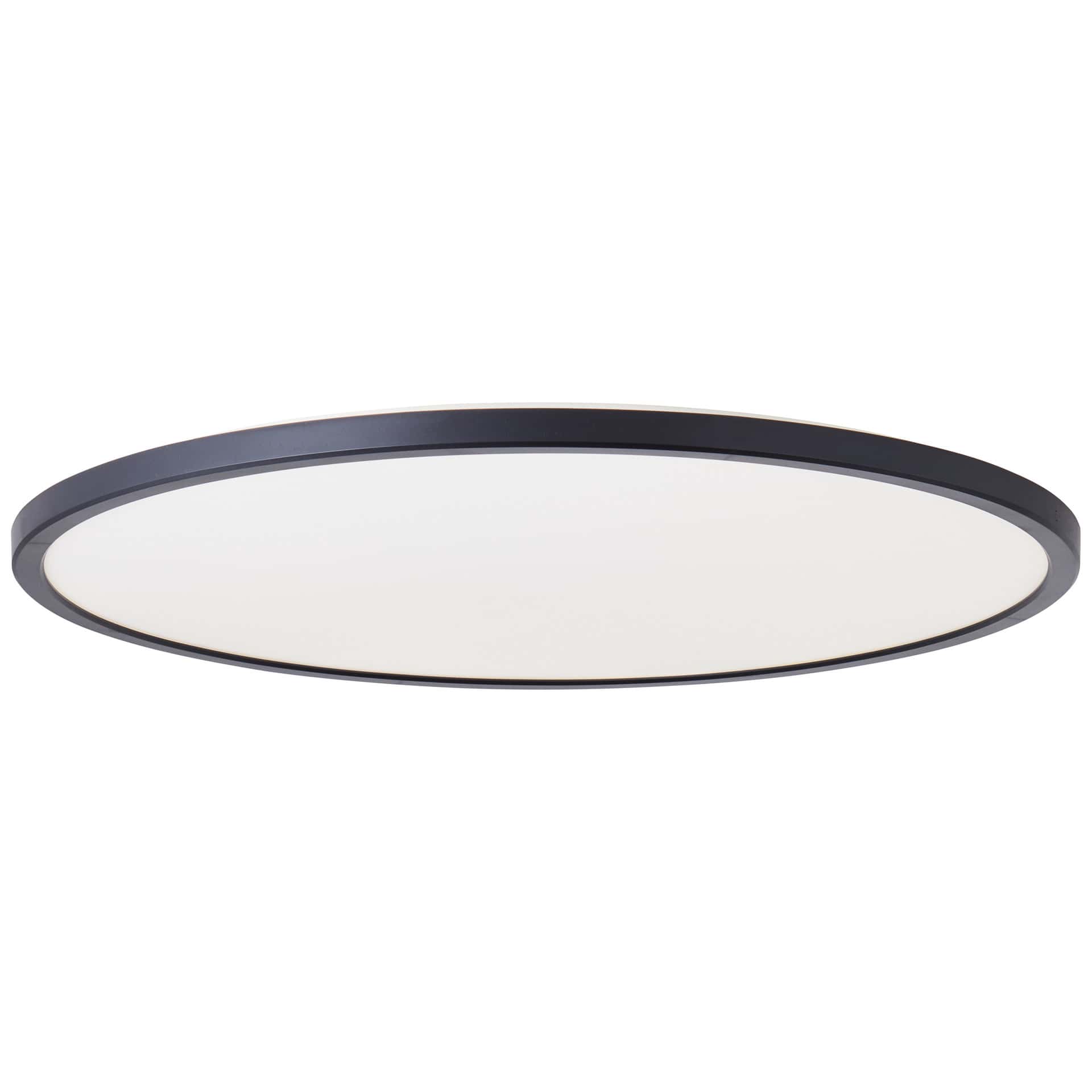 Aufbaupaneel Claire, schwarz, Ø 54,1 cm, Innenleuchte, Neutralweiß