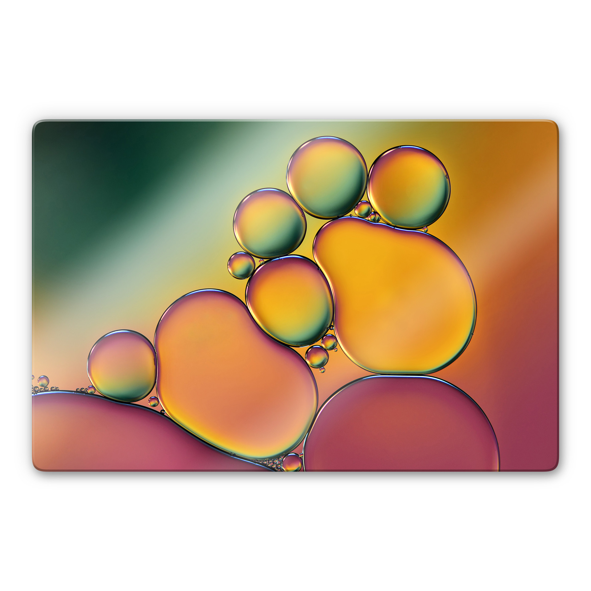 Glasschilderij Westum - Bubbles