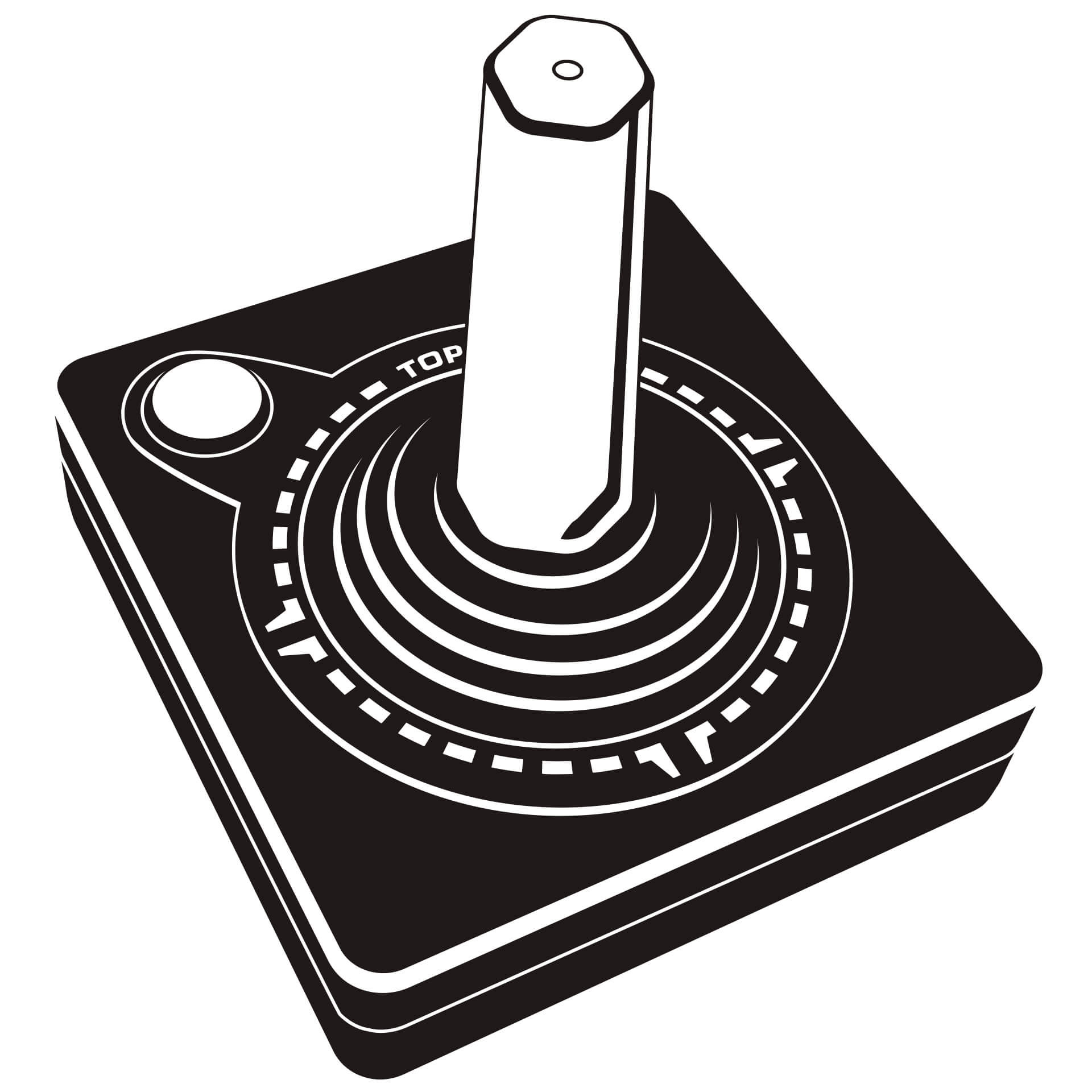 Joystick wallsticker