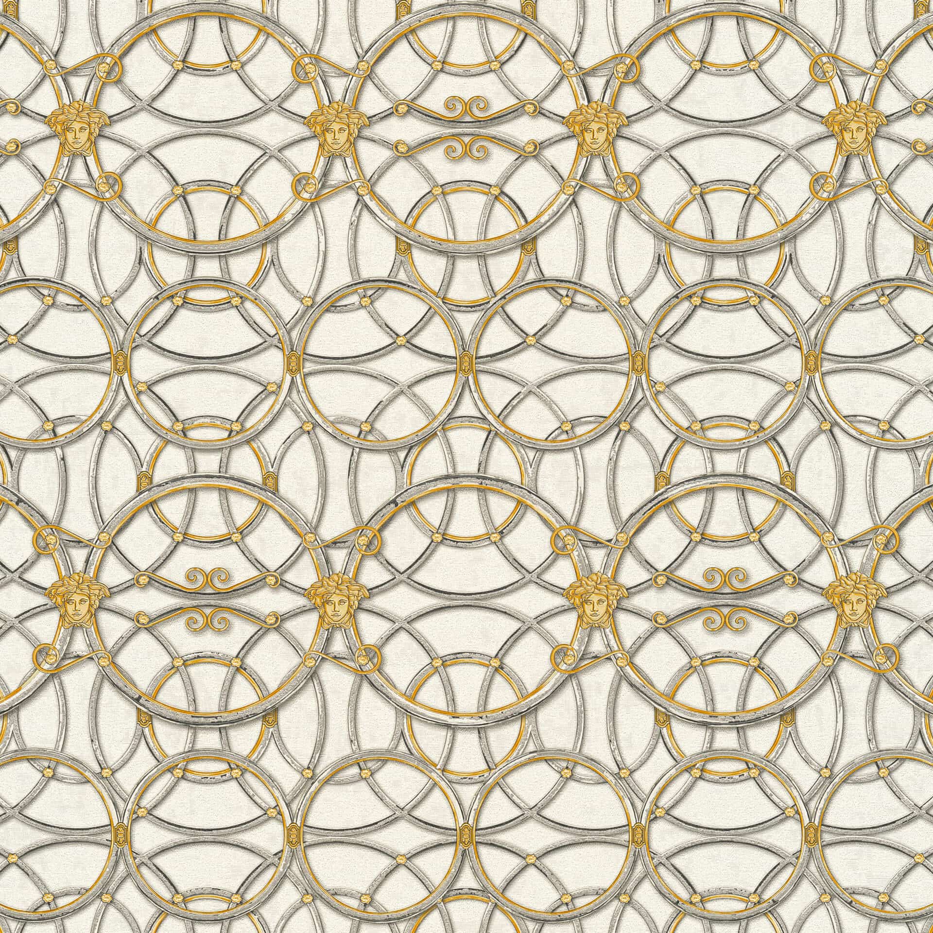 Versace Scala del Palazzo vliesbehang metallic