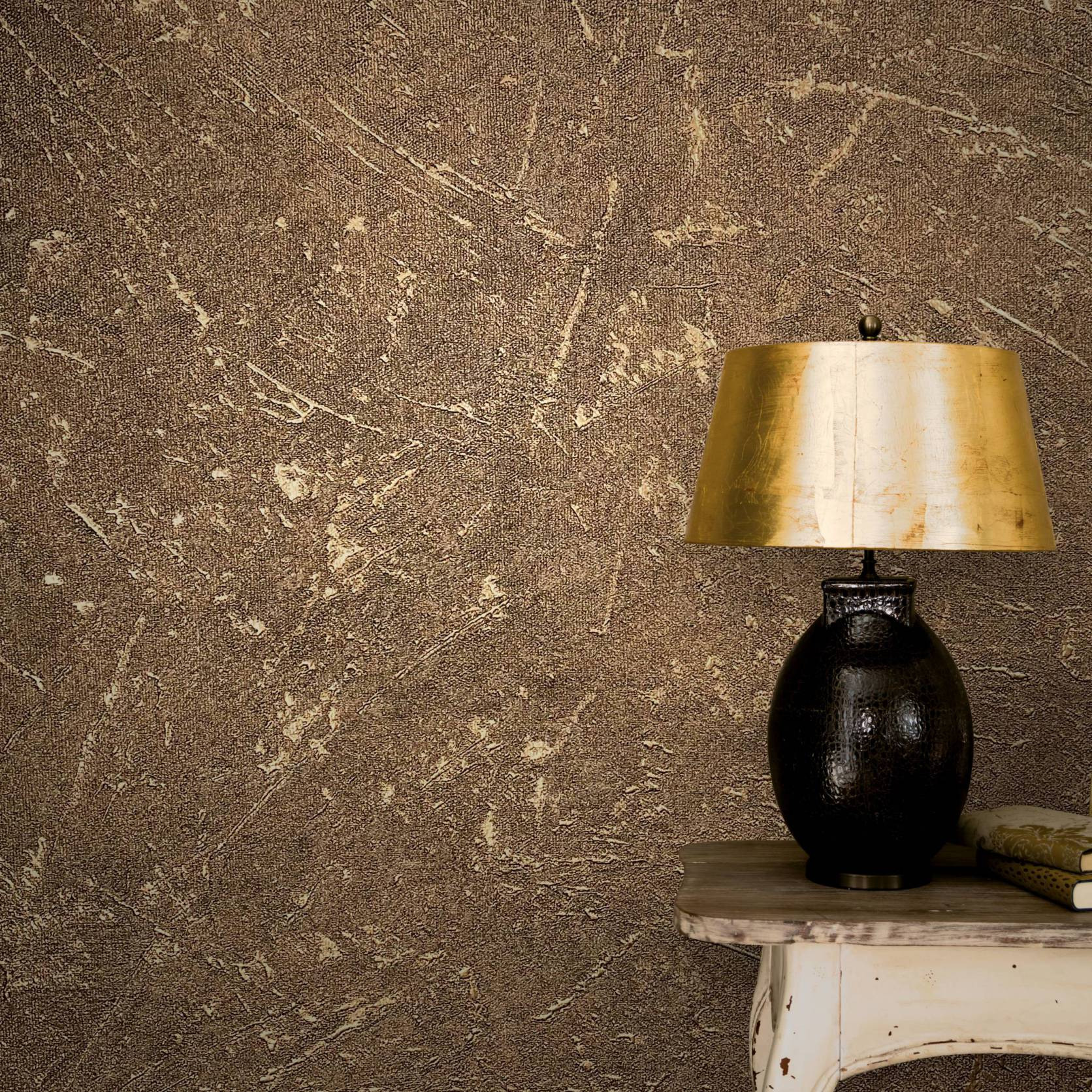 Vinyltapet, non-woven vintage deluxe guld