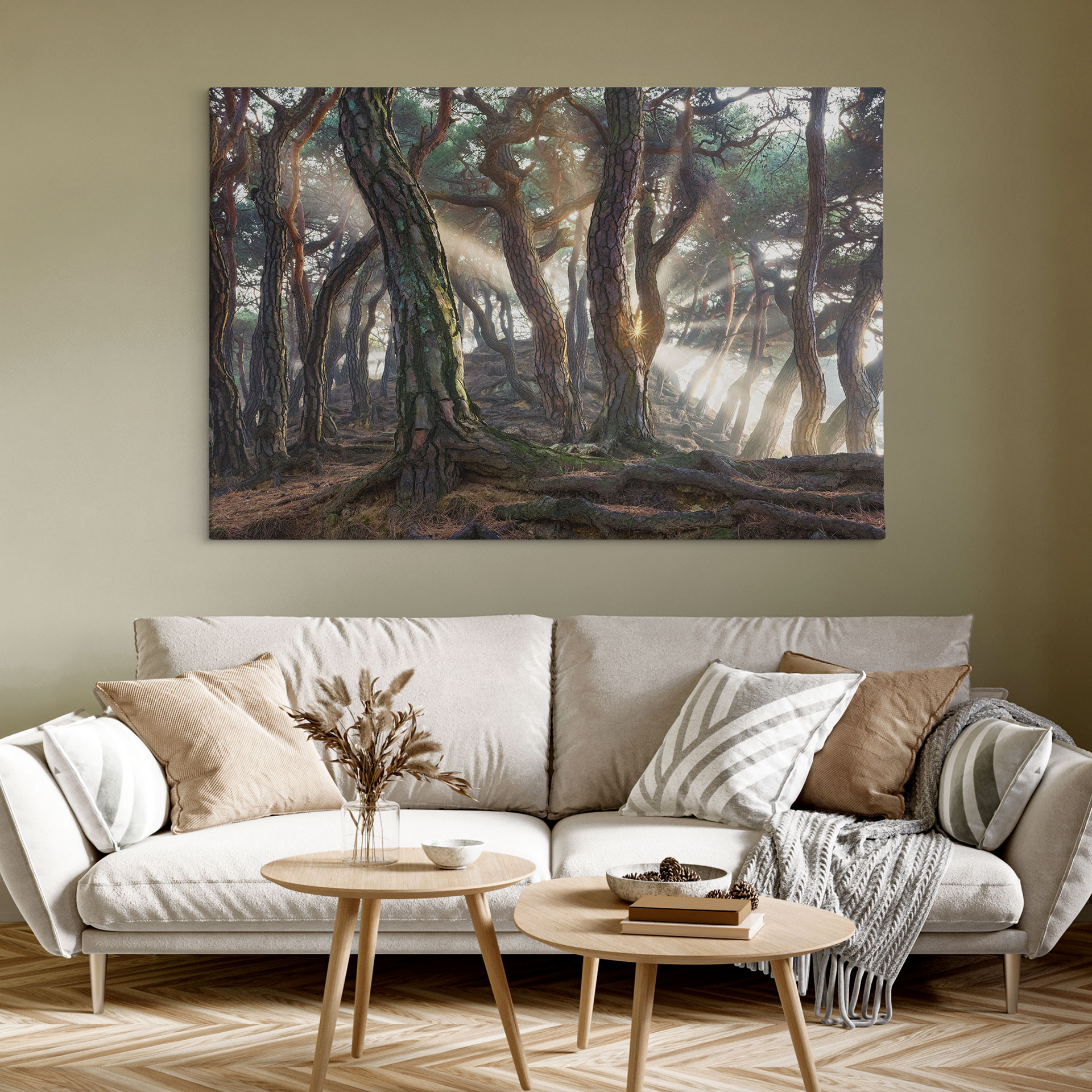 Leinwandbild Heiliger Kiefernwald - Ryu