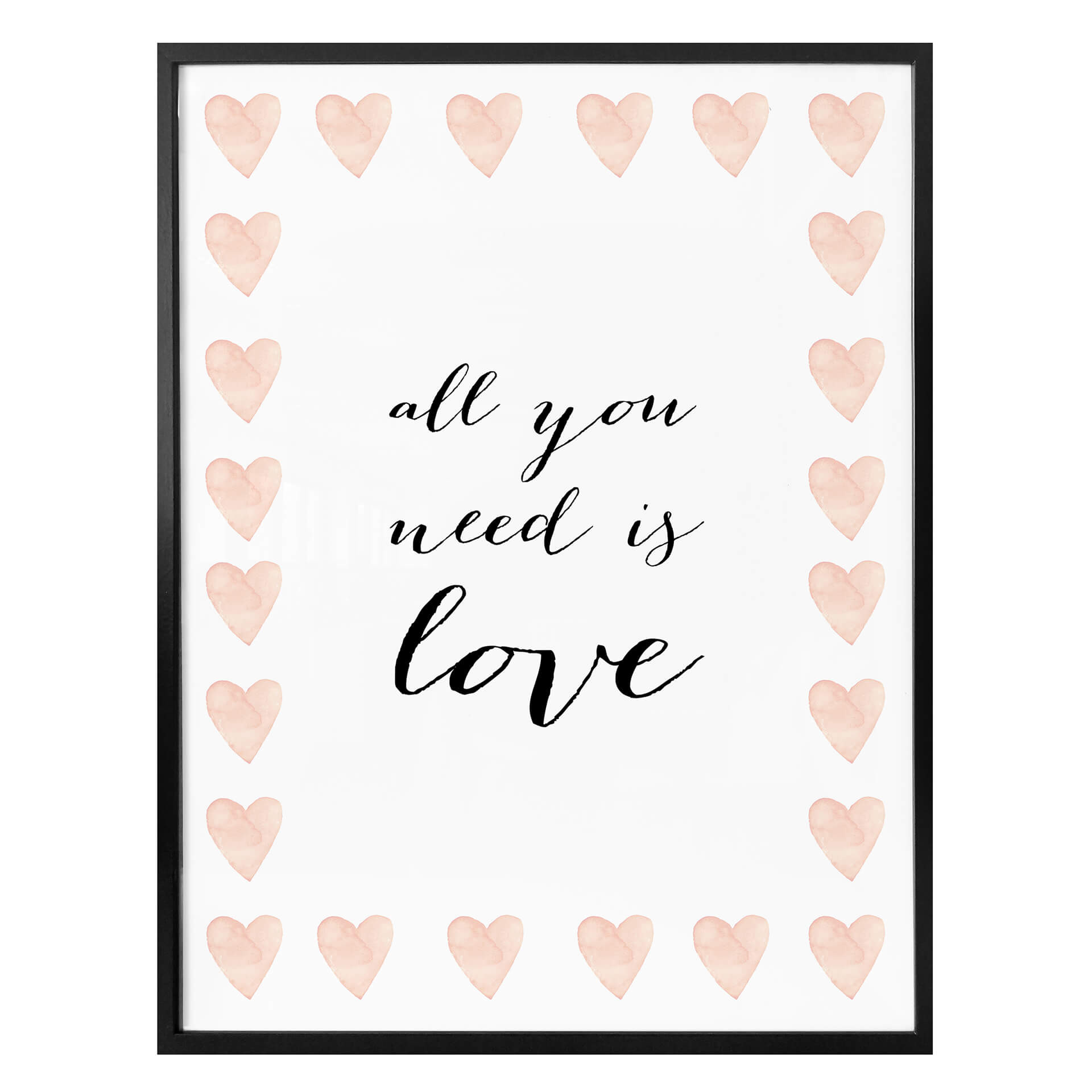 Plakat Confetti & Cream - All you need is love