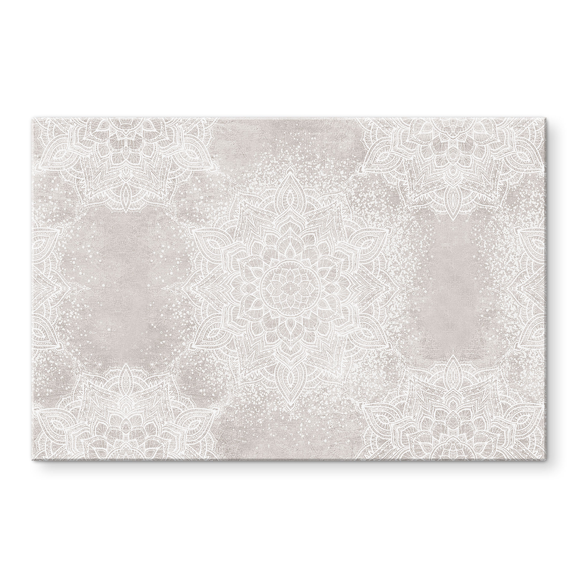 Akrylbillede Blid mandala på grå-beige - Bloomery Decor